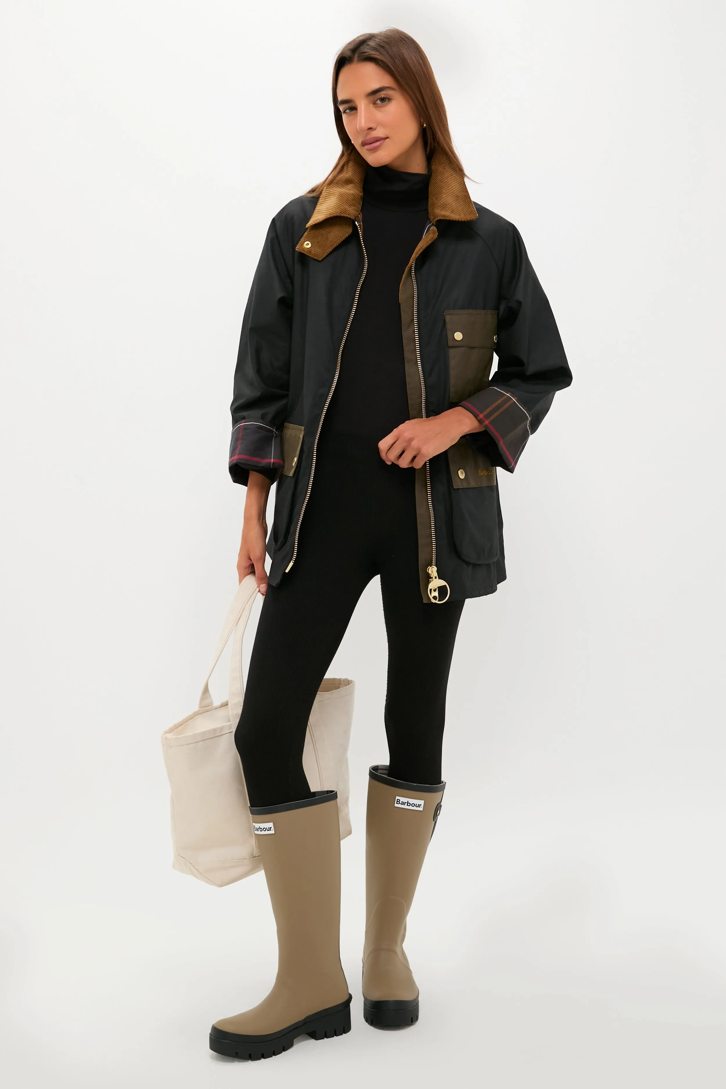 Black Luella Wax Jacket sold by Tuckernuck product image thumbnail 2