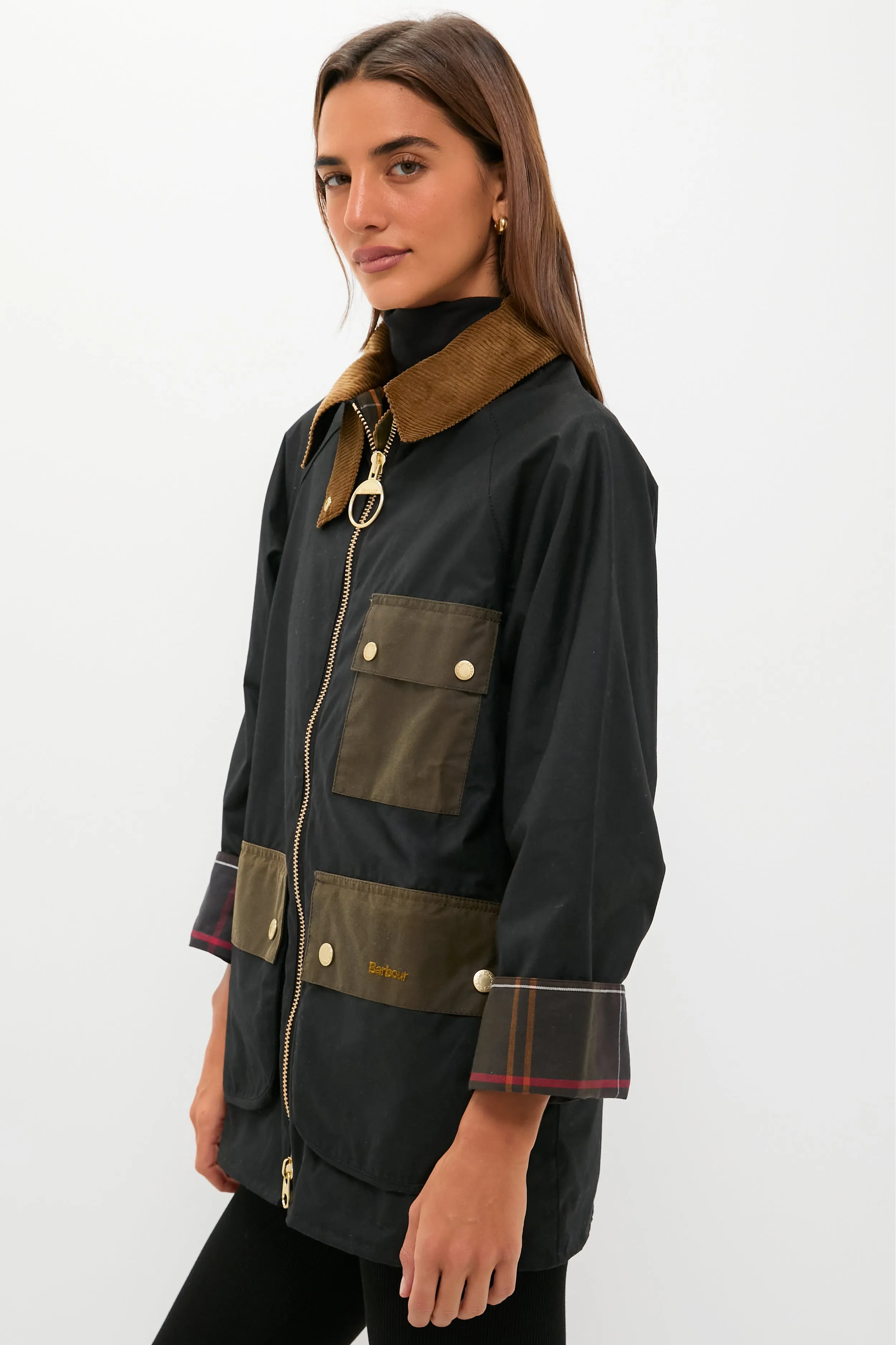 Black Luella Wax Jacket sold by Tuckernuck product image thumbnail 3