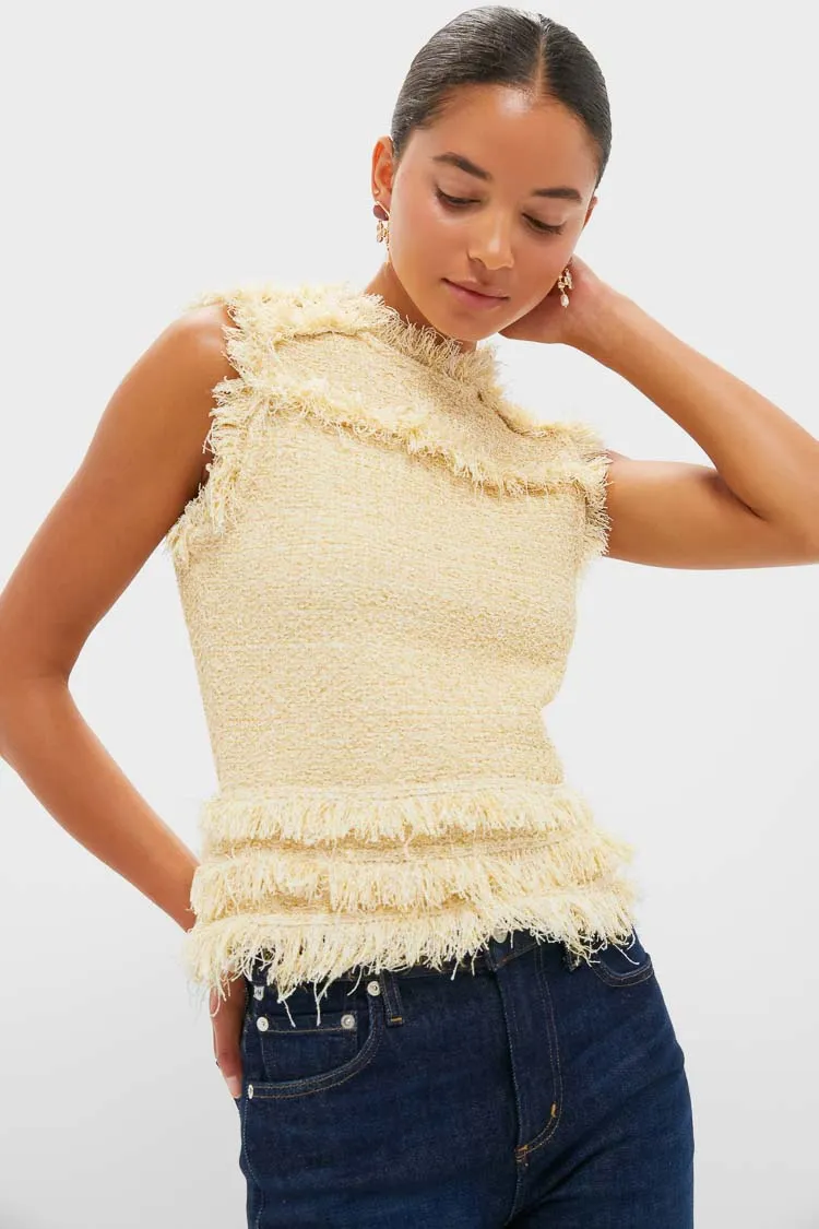 Lumin Kassi Knit Tweed Sleeveless Top sold by Tuckernuck