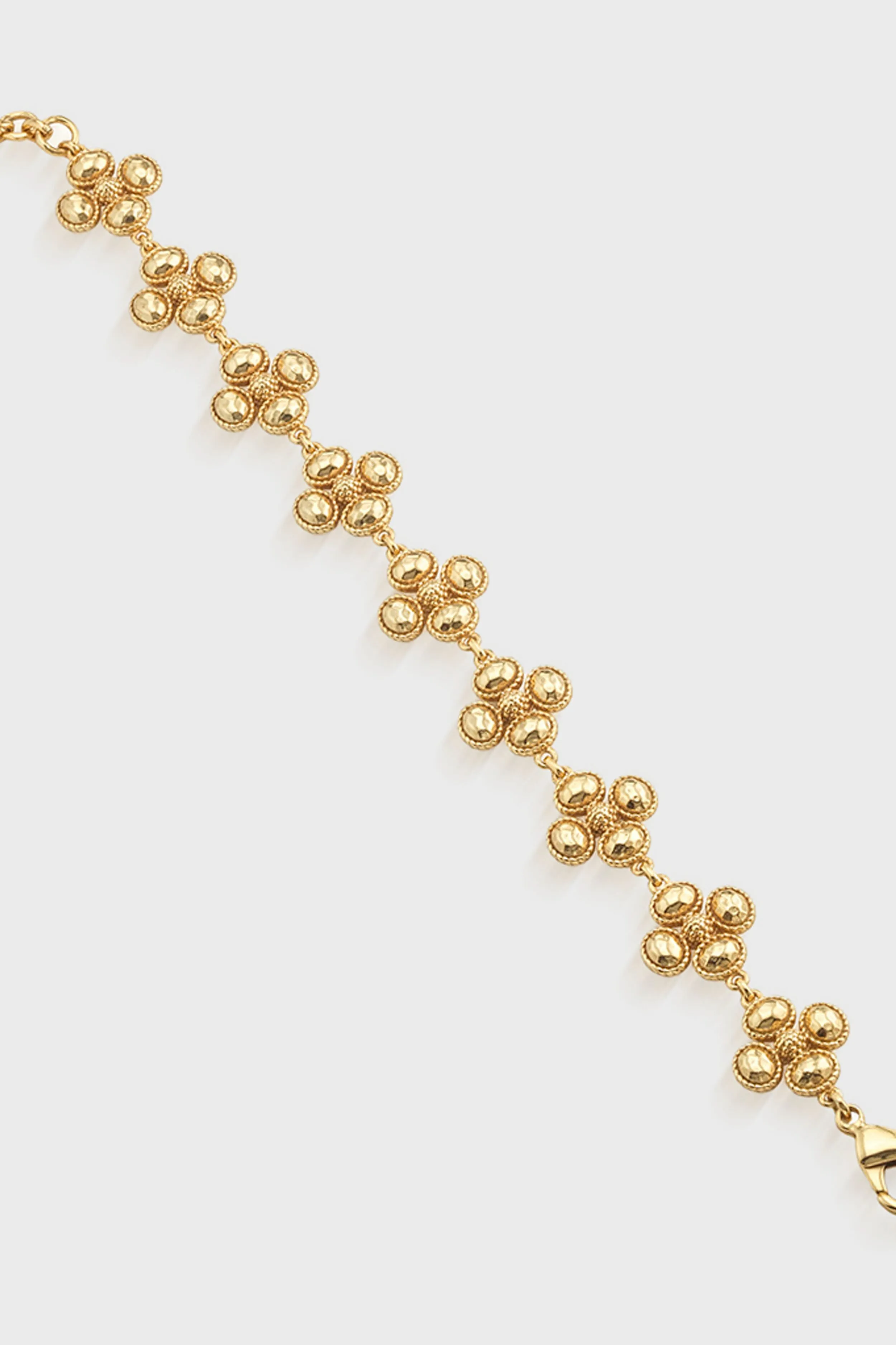 Berry Clover Linear Bracelet, 7"+2" - Gold sold by Tuckernuck product image thumbnail 4