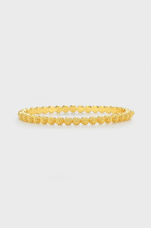 Berry Eternity Petite Hinged Bangle, S/M - Gold sold by Tuckernuck