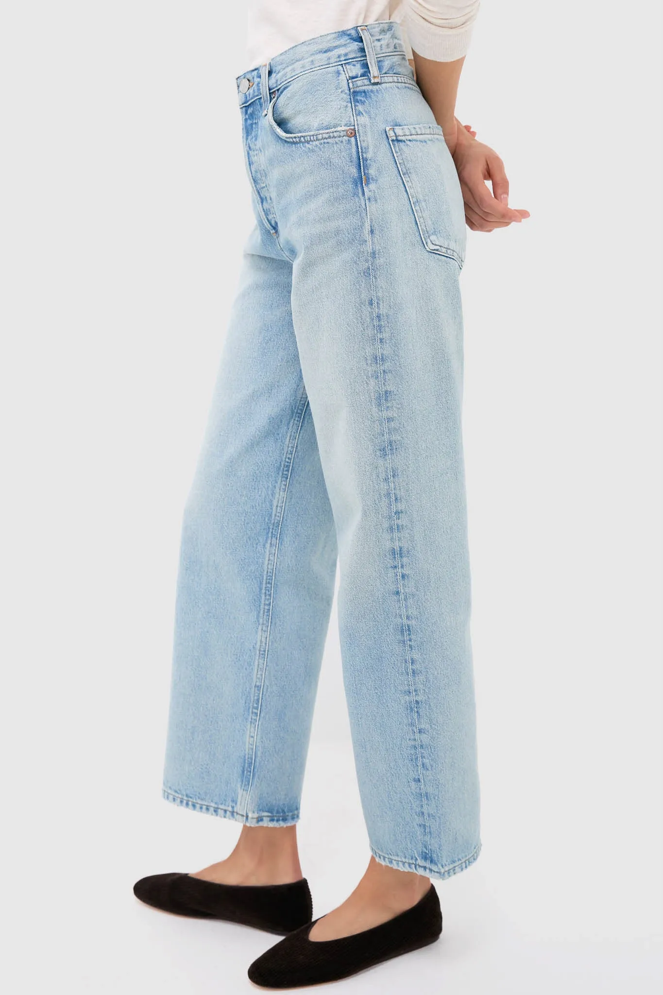 Orten High Rise Wide Leg Ren Jean sold by Tuckernuck product image thumbnail 3