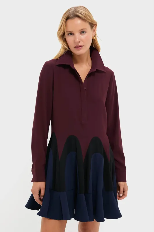 Winetasting Flounce Nadia Dress sold by Tuckernuck