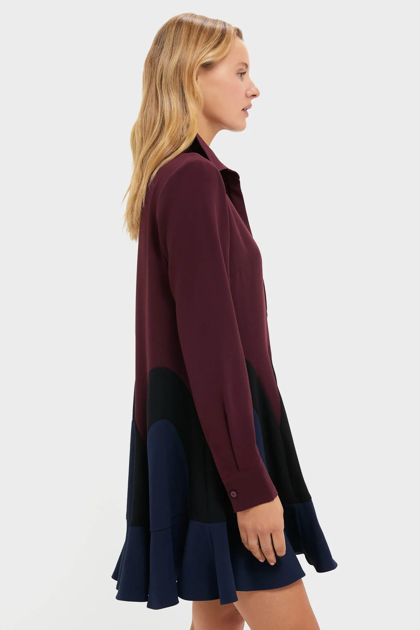 Winetasting Flounce Nadia Dress sold by Tuckernuck product image thumbnail 3