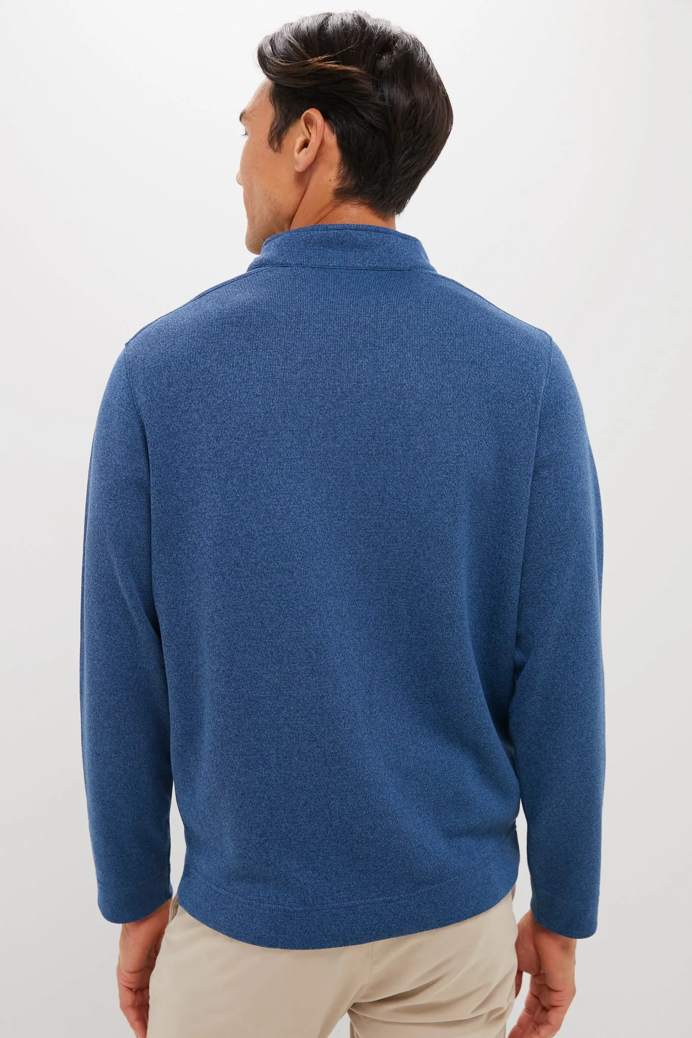 Blue Haze Crown Sweater Fleece Quarter Zip sold by Tuckernuck product image thumbnail 4