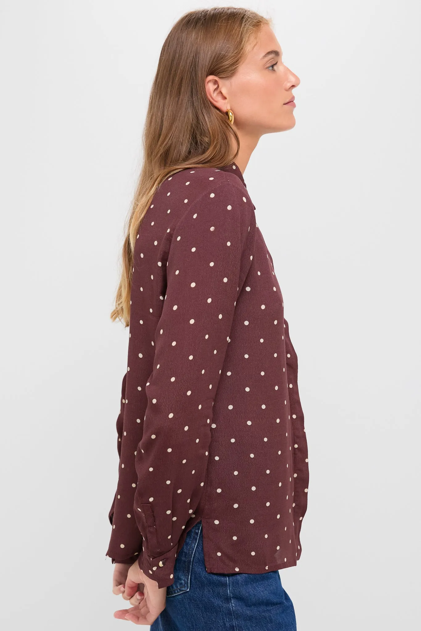 Night Print Crepe Shirt sold by Tuckernuck product image thumbnail 3