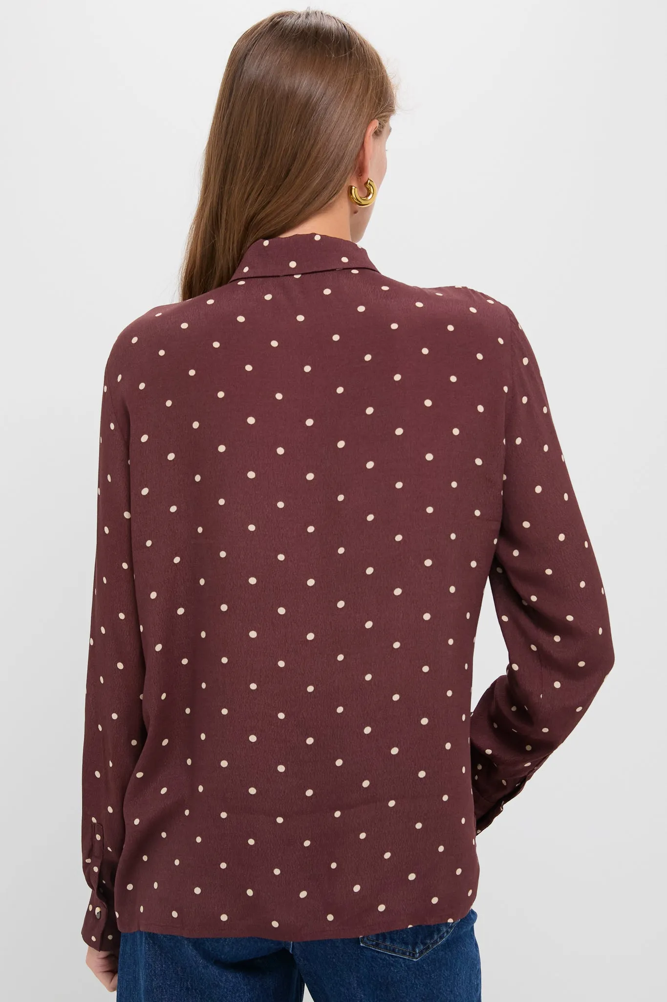 Night Print Crepe Shirt sold by Tuckernuck product image thumbnail 4