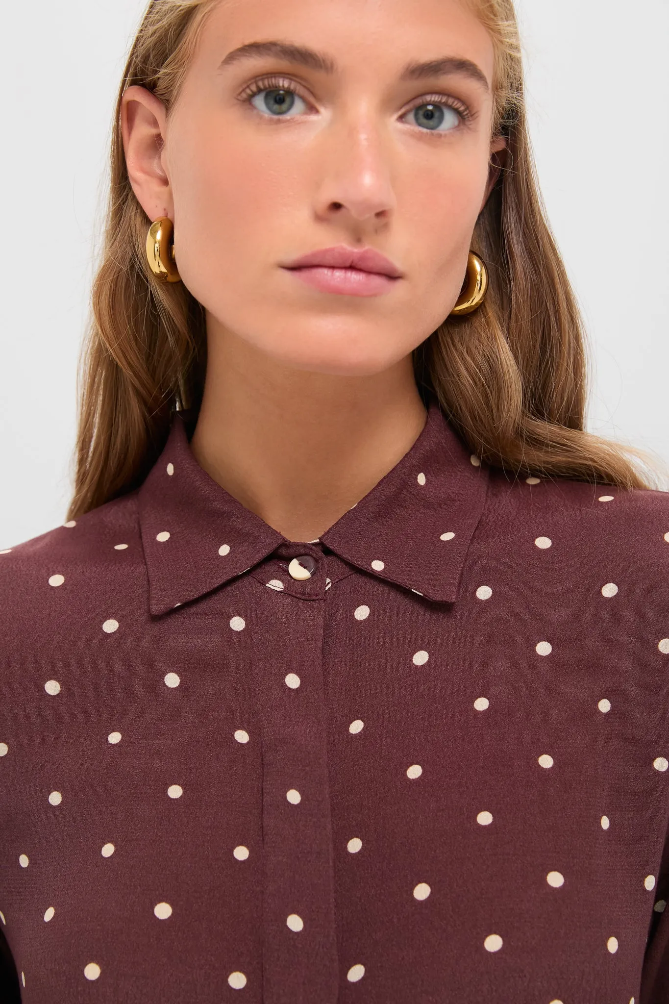 Night Print Crepe Shirt sold by Tuckernuck product image thumbnail 5