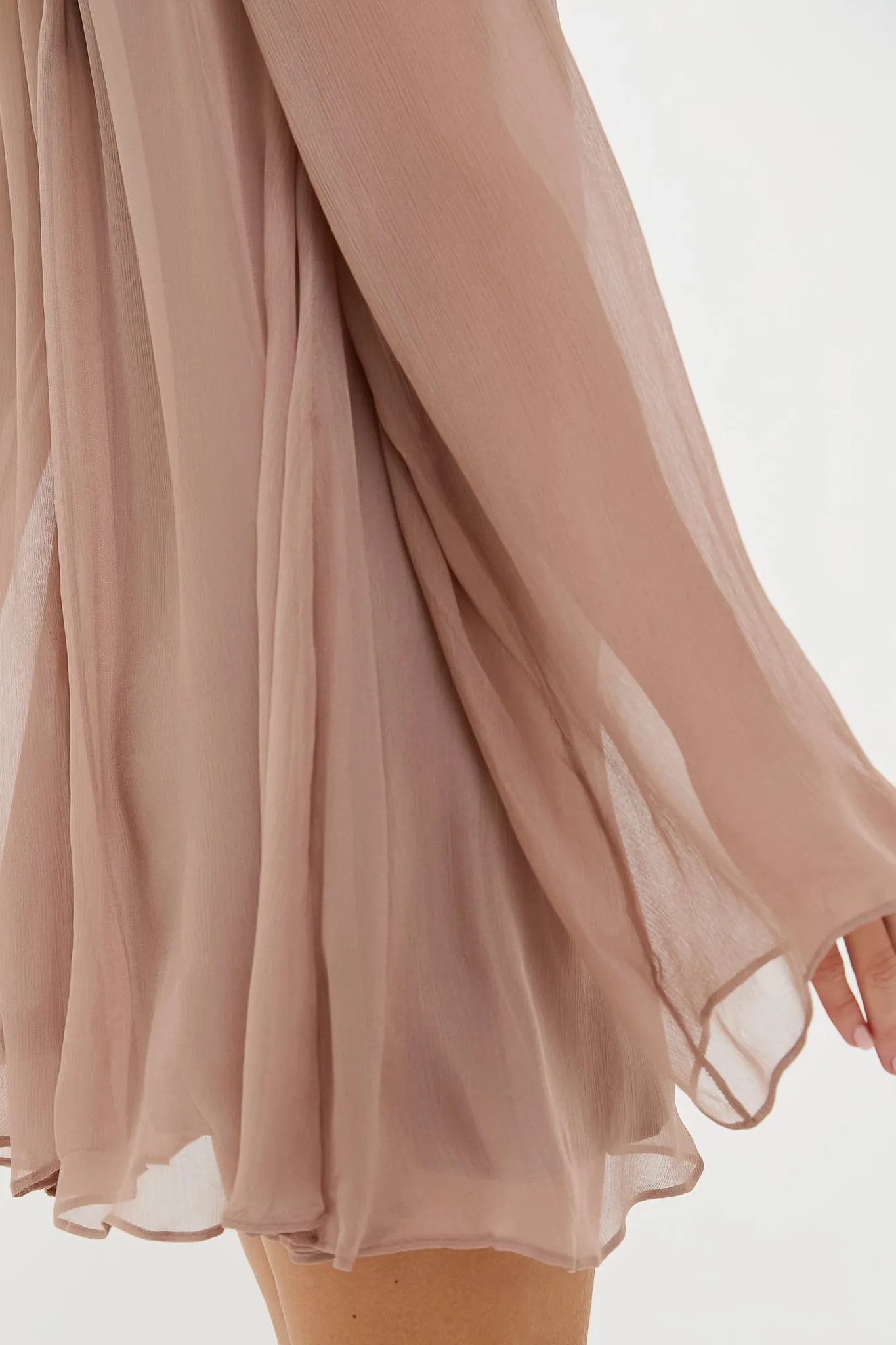 Taupe Esther Mini Dress sold by Tuckernuck product image thumbnail 5