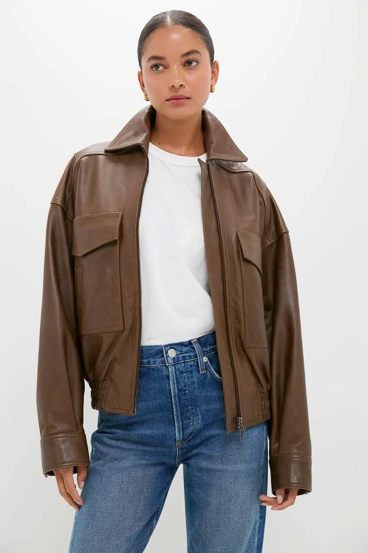 Truffle Eugene Leather Jacket sold by Tuckernuck