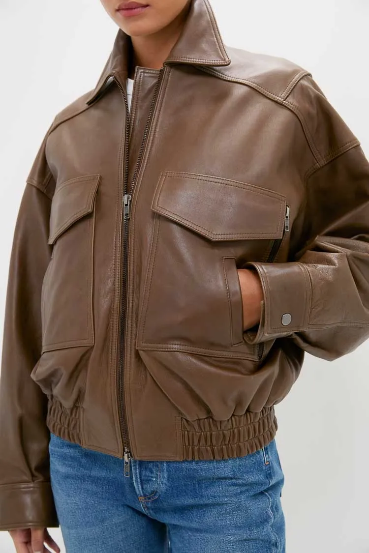 Truffle Eugene Leather Jacket sold by Tuckernuck product image thumbnail 5