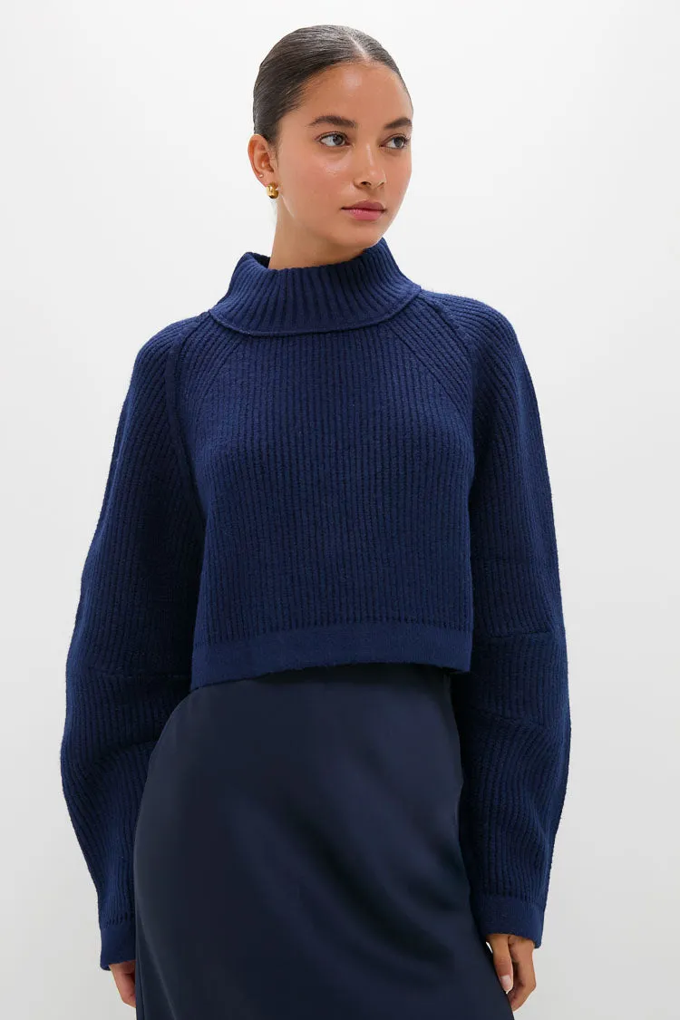 Navy Odette Sweater sold by Tuckernuck