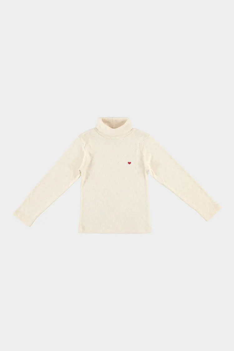 Bebe Heart Turtleneck sold by Tuckernuck product image thumbnail 3