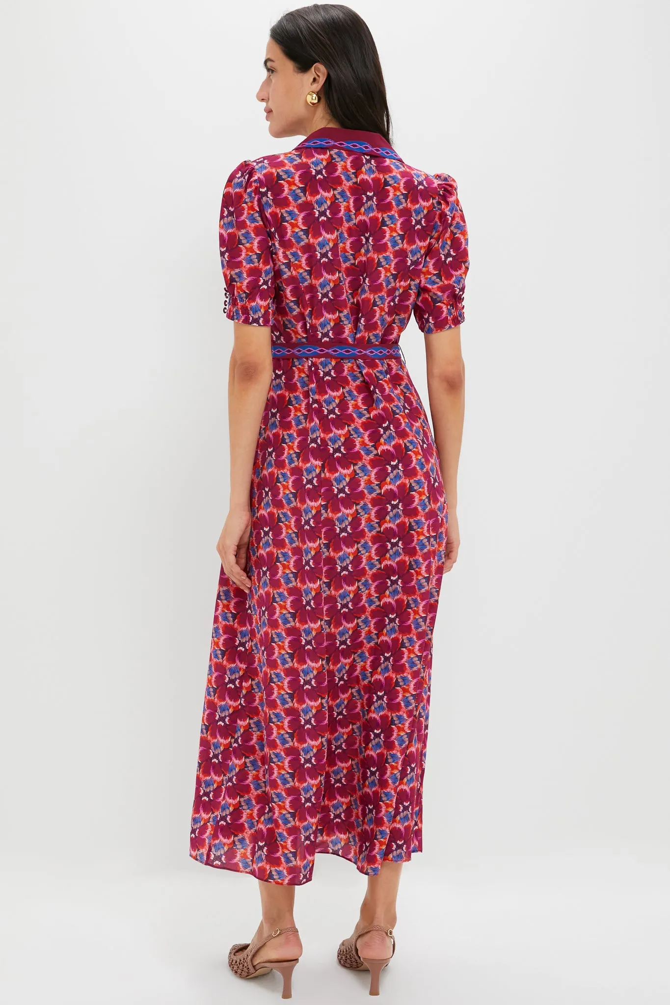 Quail Magenta Vanessa-D Midi Dress sold by Tuckernuck product image thumbnail 4