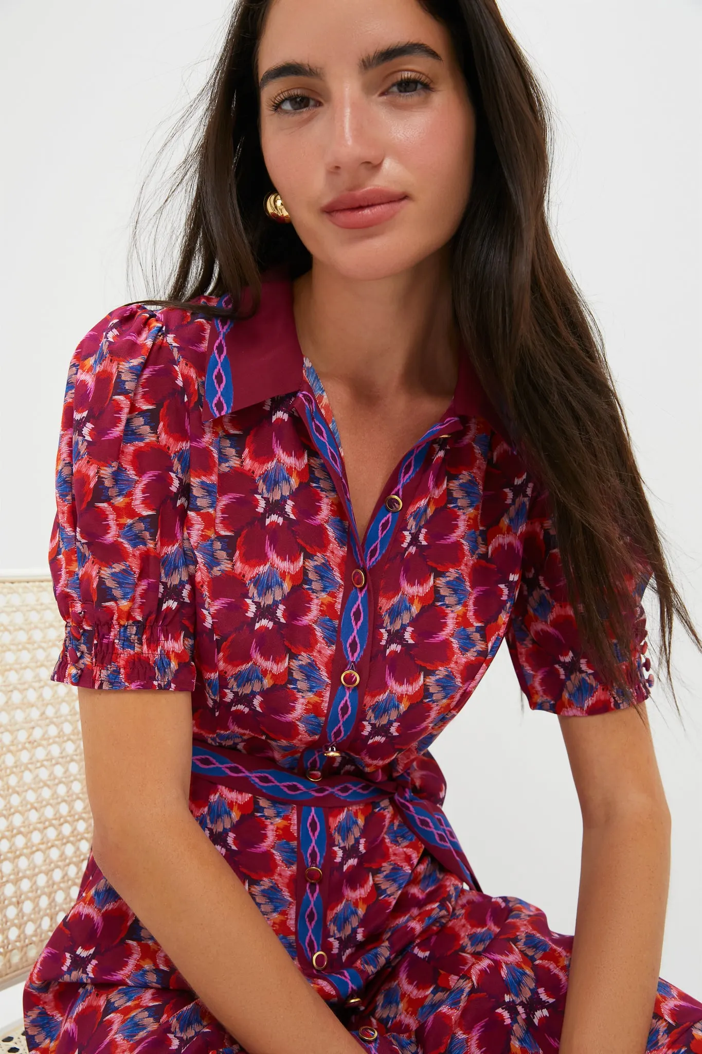 Quail Magenta Vanessa-D Midi Dress sold by Tuckernuck product image thumbnail 5