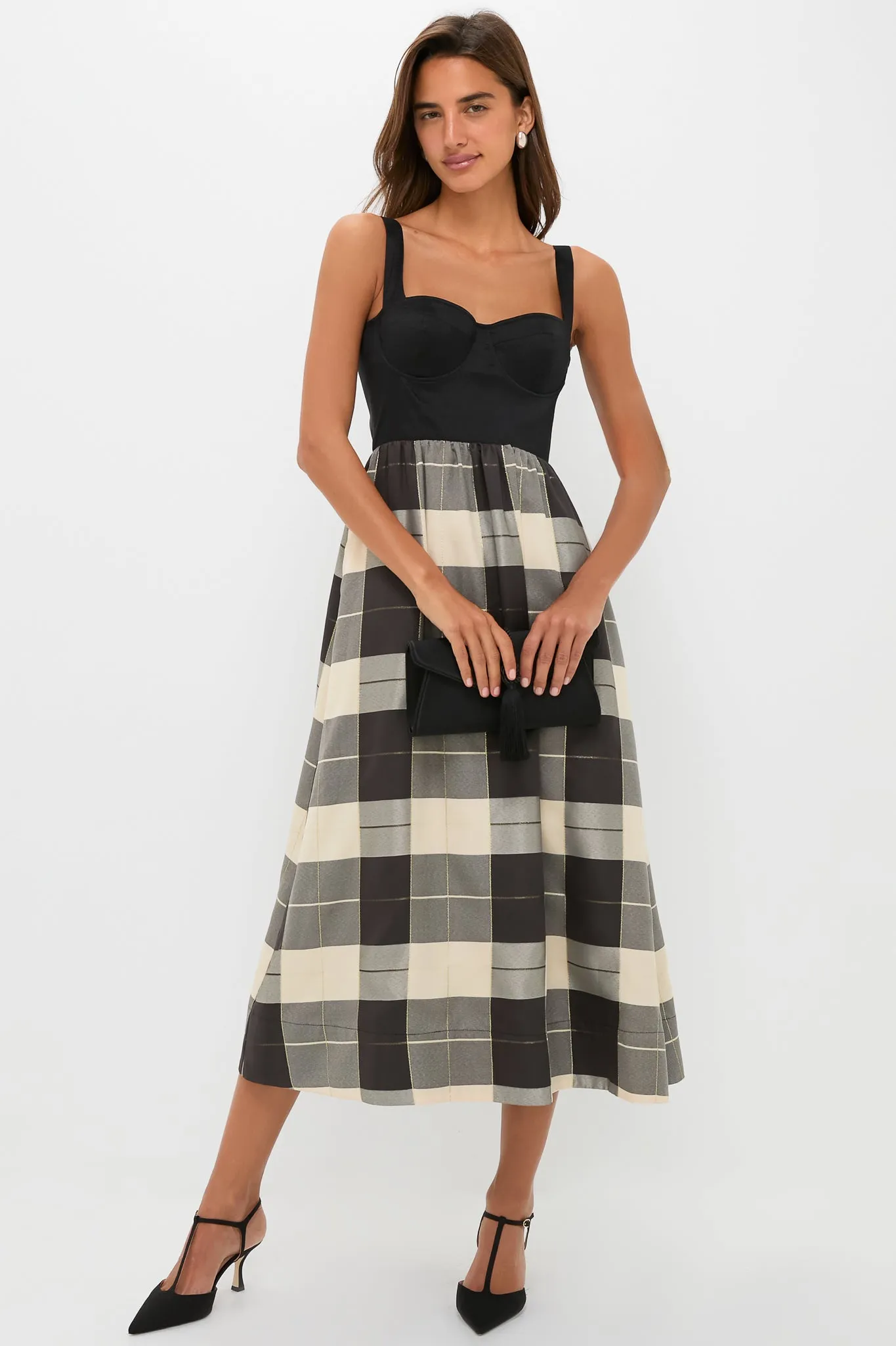 Mairead Check Plaid Maria Dress sold by Tuckernuck product image thumbnail 3