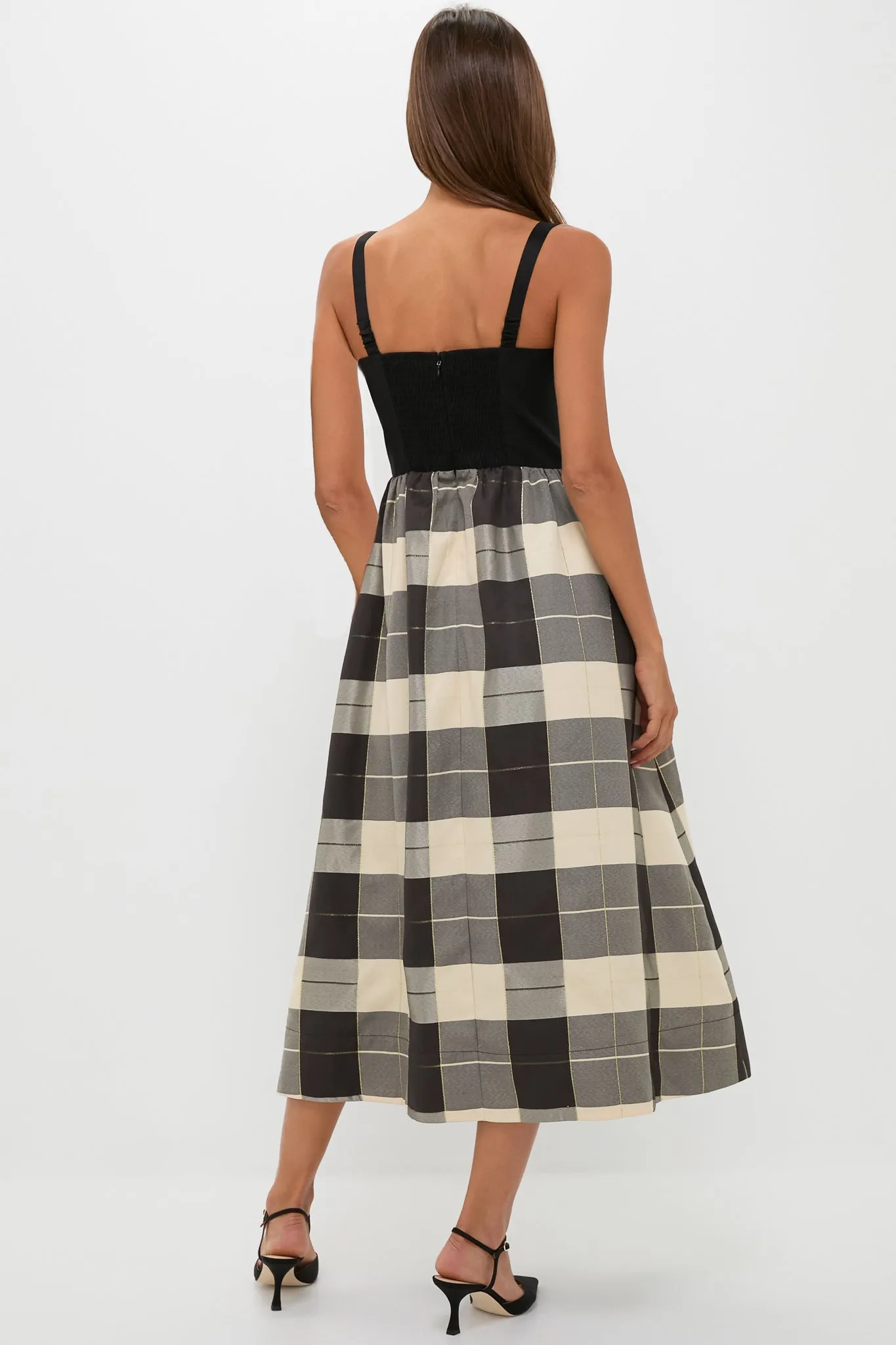 Mairead Check Plaid Maria Dress sold by Tuckernuck product image thumbnail 5