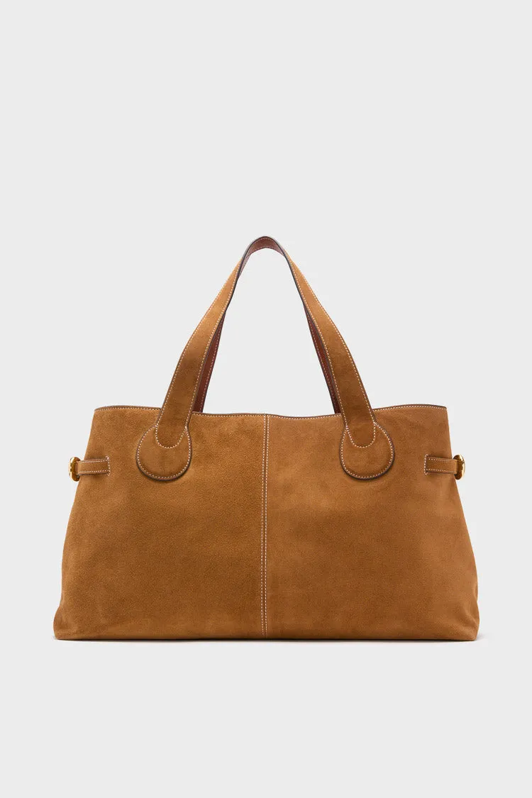 Tan Piper Tote sold by Tuckernuck