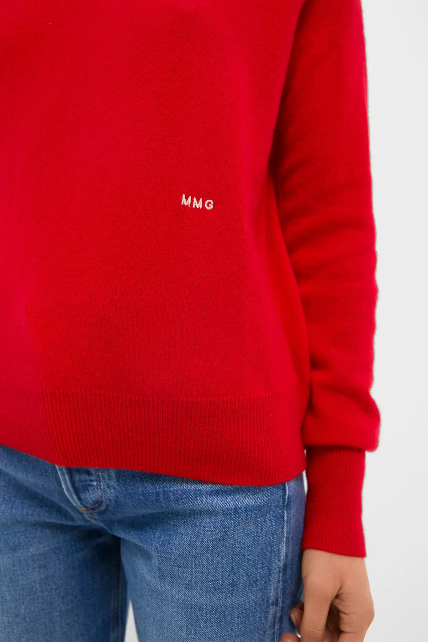 Martin Red Cashmere Turtleneck Sweater sold by Tuckernuck product image thumbnail 5