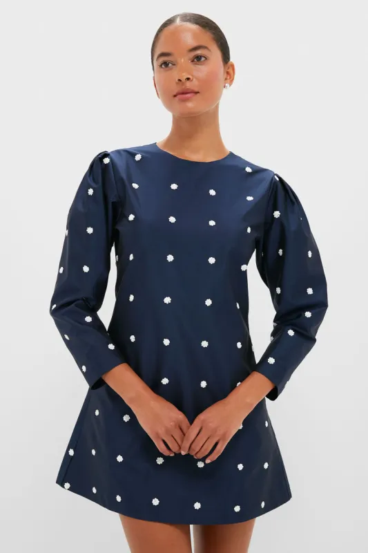 Midnight Blue Classic Rockford Mini Dress sold by Tuckernuck