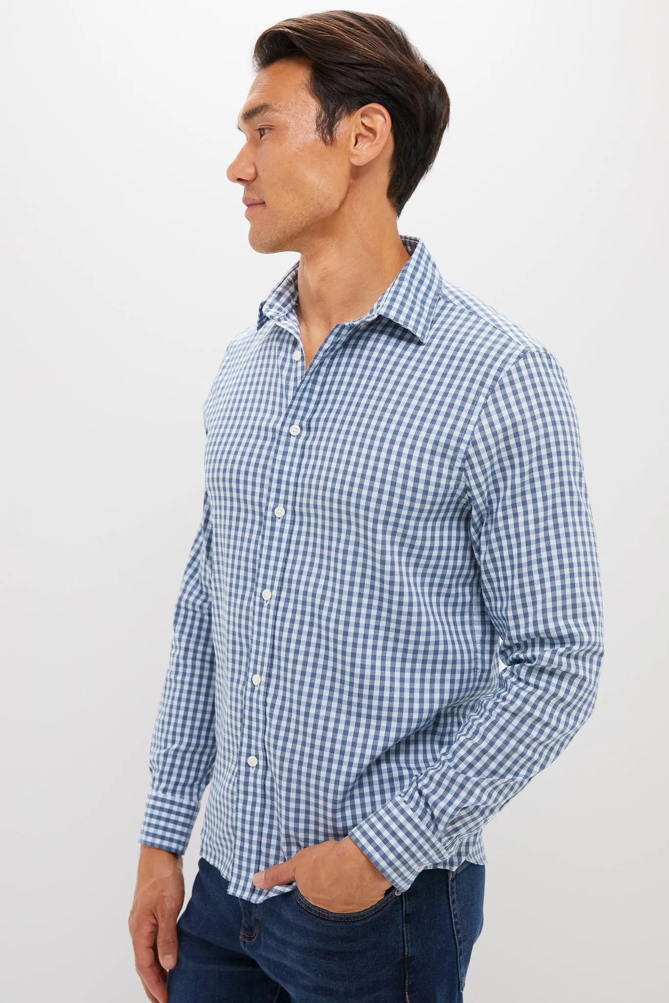 Sky Break Gingham Movement Shirt sold by Tuckernuck product image thumbnail 3