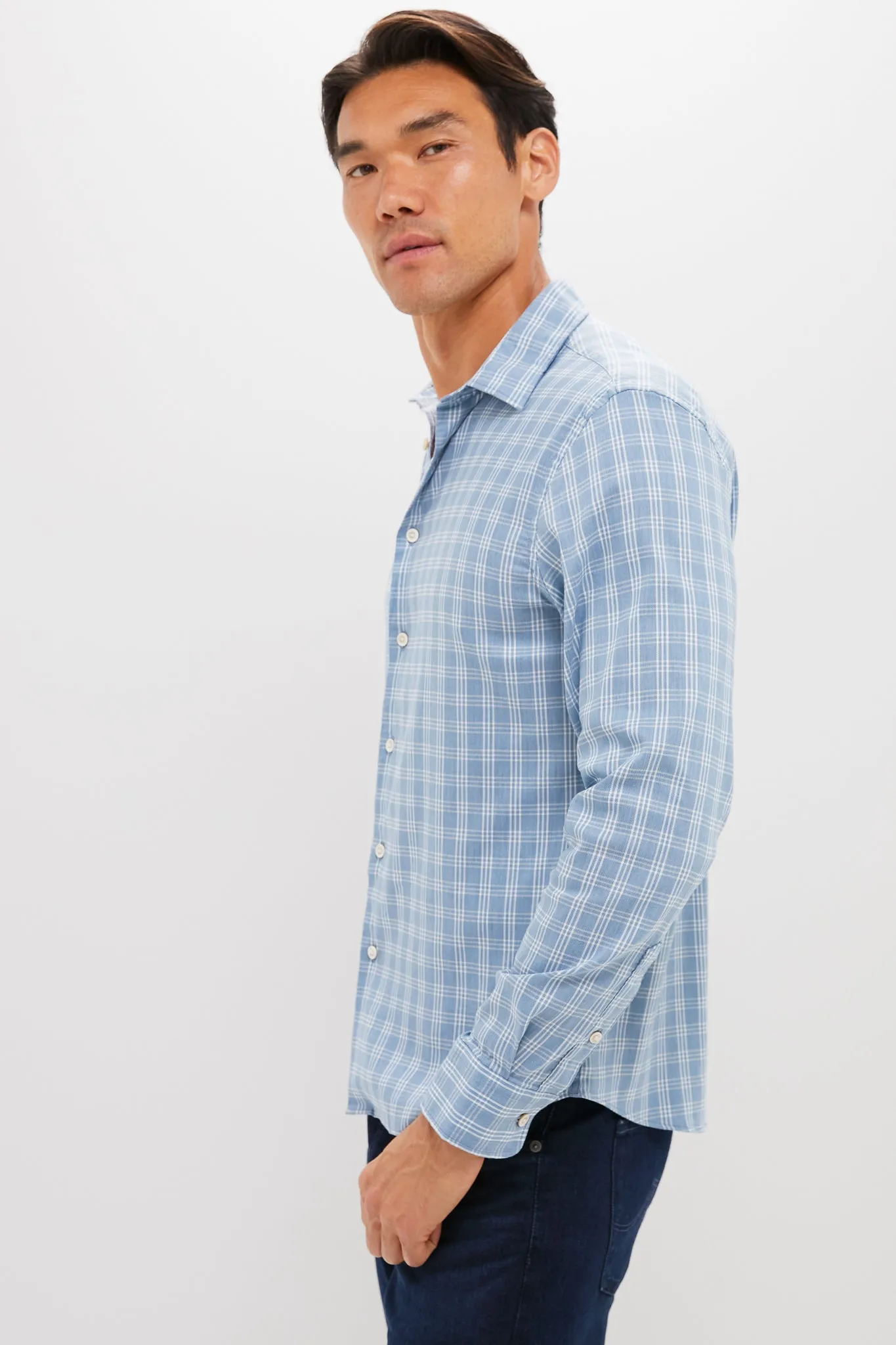 South Island Plaid Movement Monterrey Shirt sold by Tuckernuck product image thumbnail 3