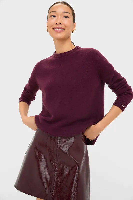 Wine Tasting Cashmere Bodie Boyfriend Crewneck sold by Tuckernuck