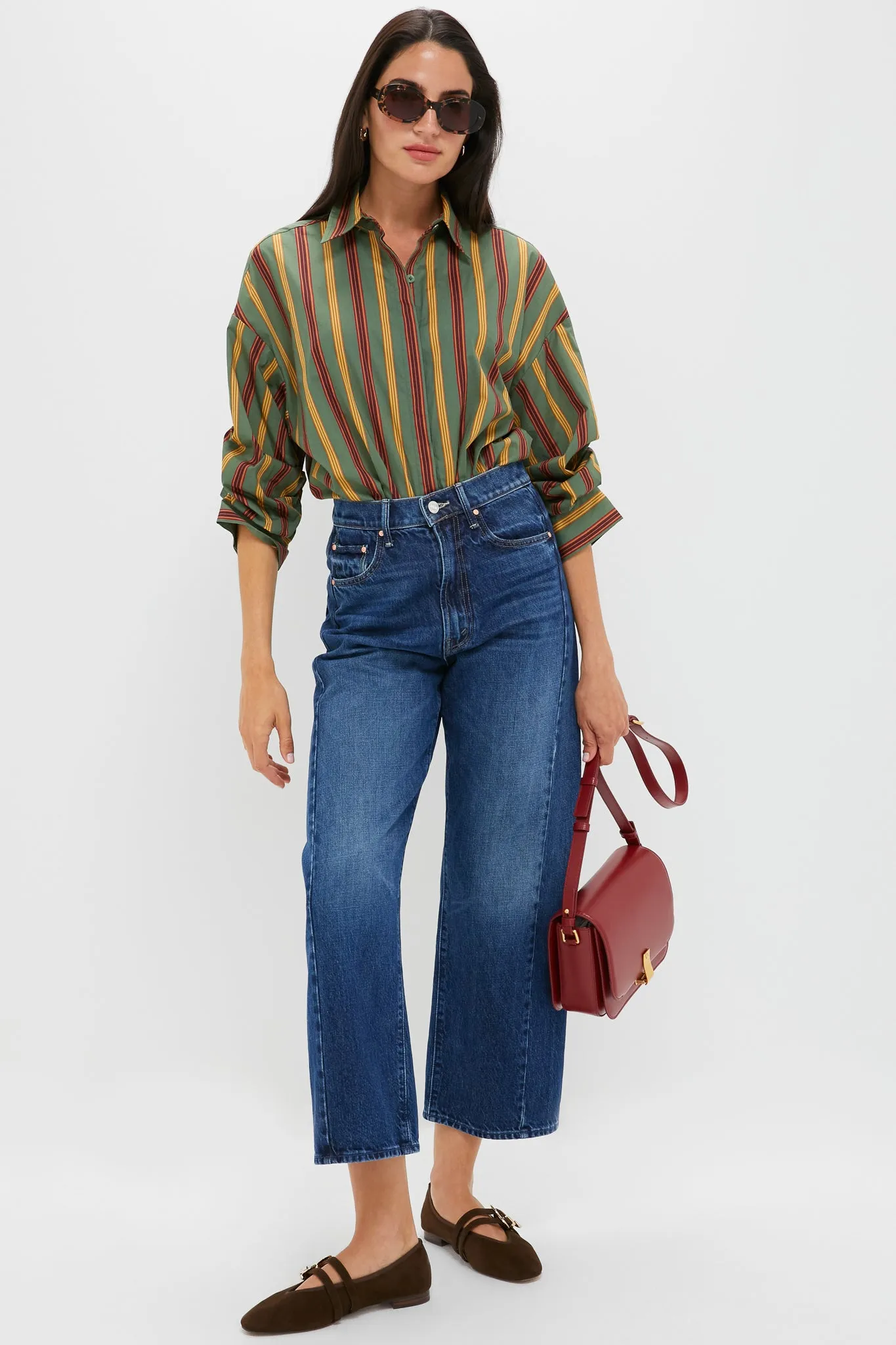 Chocolate Suede Buckle Nina Flats sold by Tuckernuck product image thumbnail 3