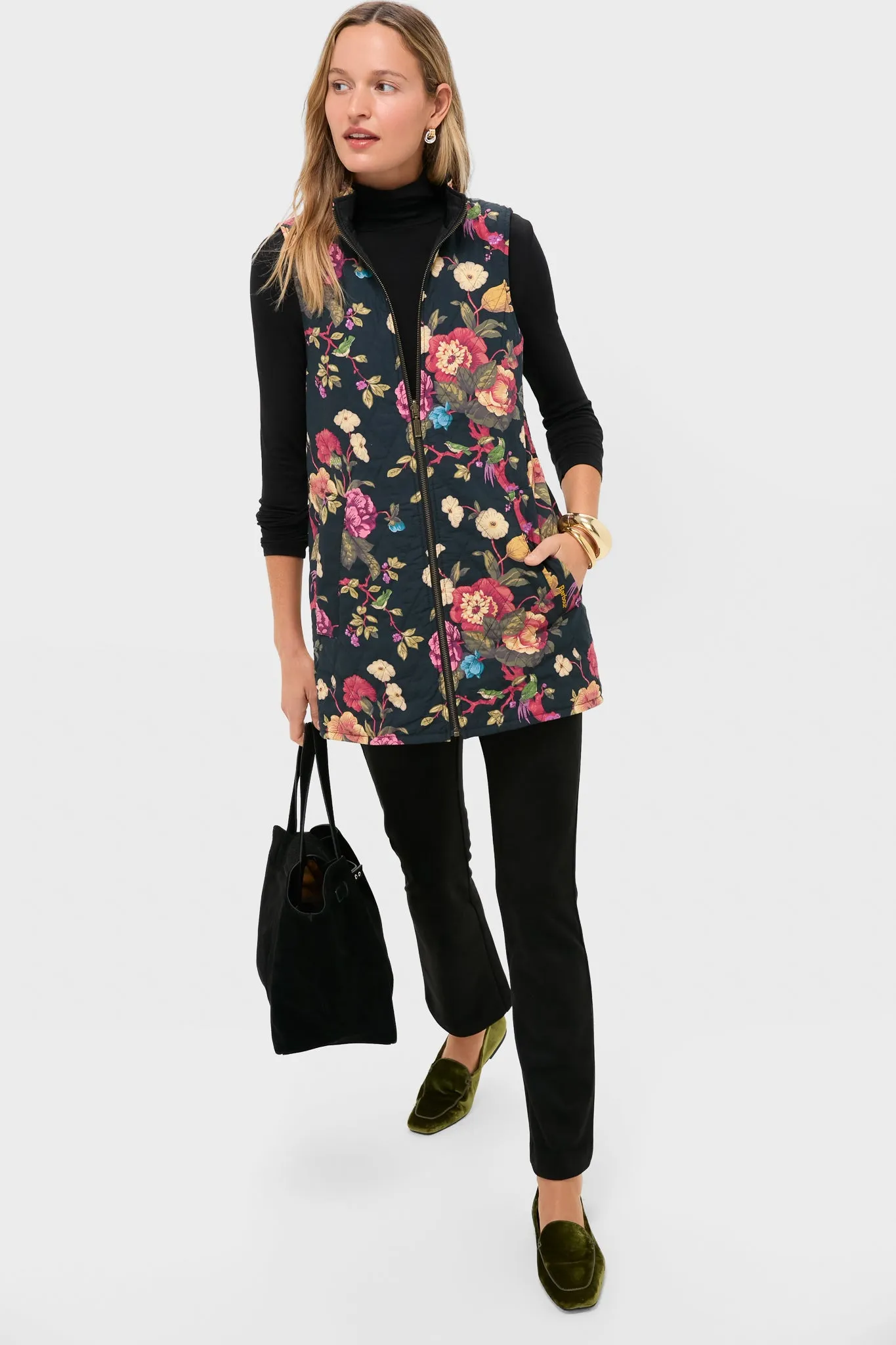 Black Barbour x Tuckernuck Reversible Paisley Vest sold by Tuckernuck product image thumbnail 2