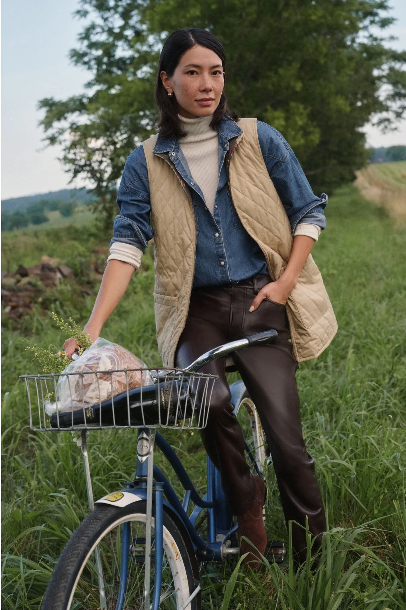 Light Fawn Barbour x Tuckernuck Reversible Paisley Vest sold by Tuckernuck product image thumbnail 3