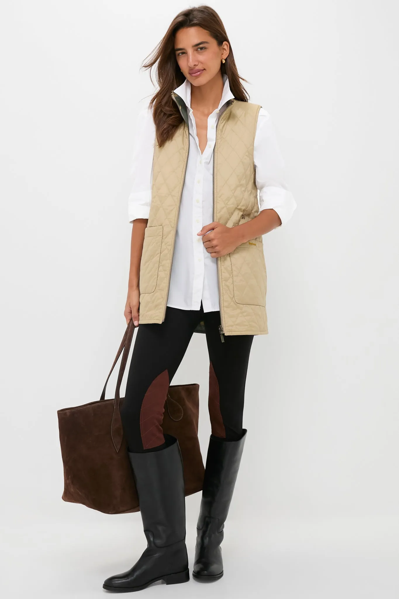 Light Fawn Barbour x Tuckernuck Reversible Paisley Vest sold by Tuckernuck product image thumbnail 4