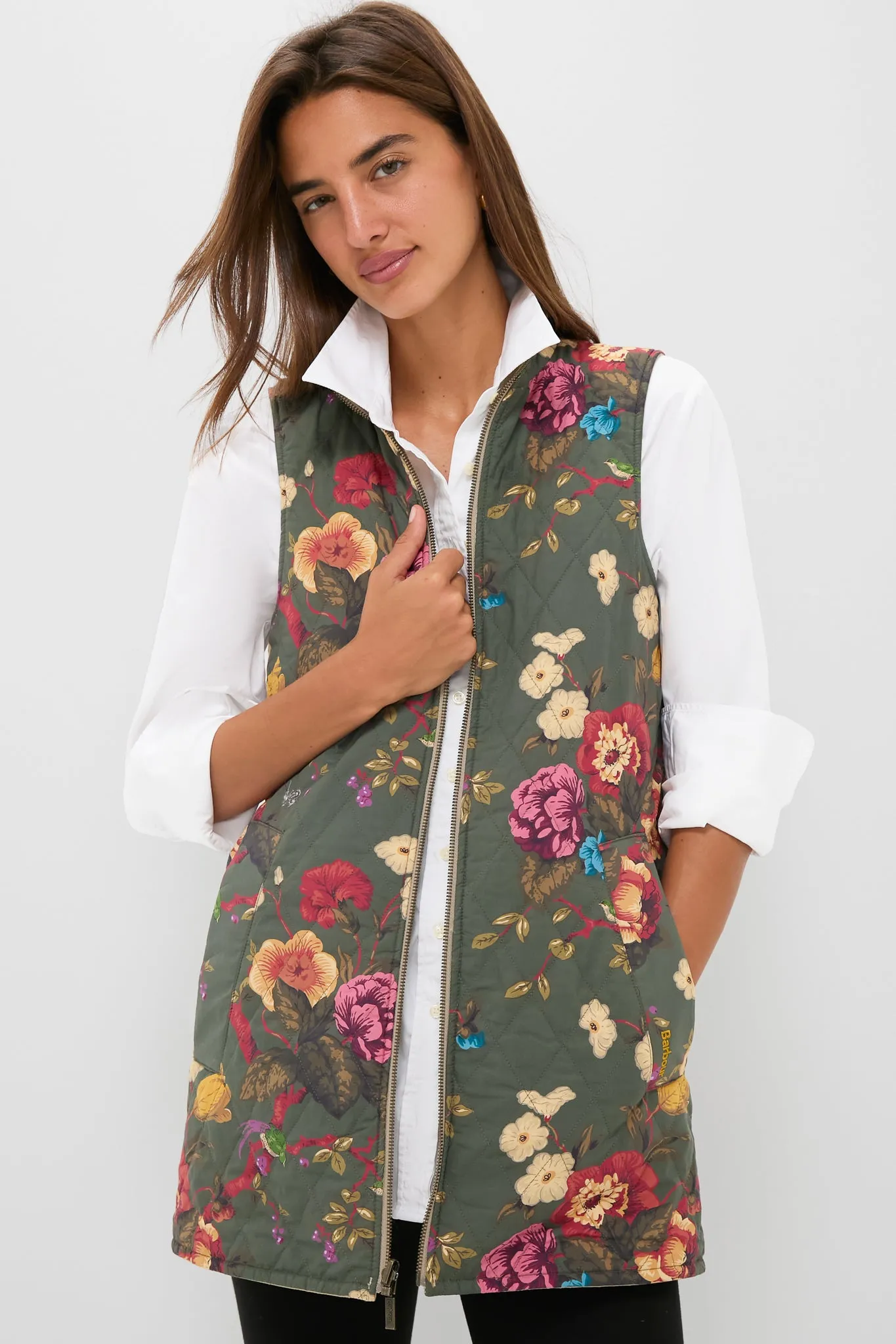 Light Fawn Barbour x Tuckernuck Reversible Paisley Vest sold by Tuckernuck product image thumbnail 2