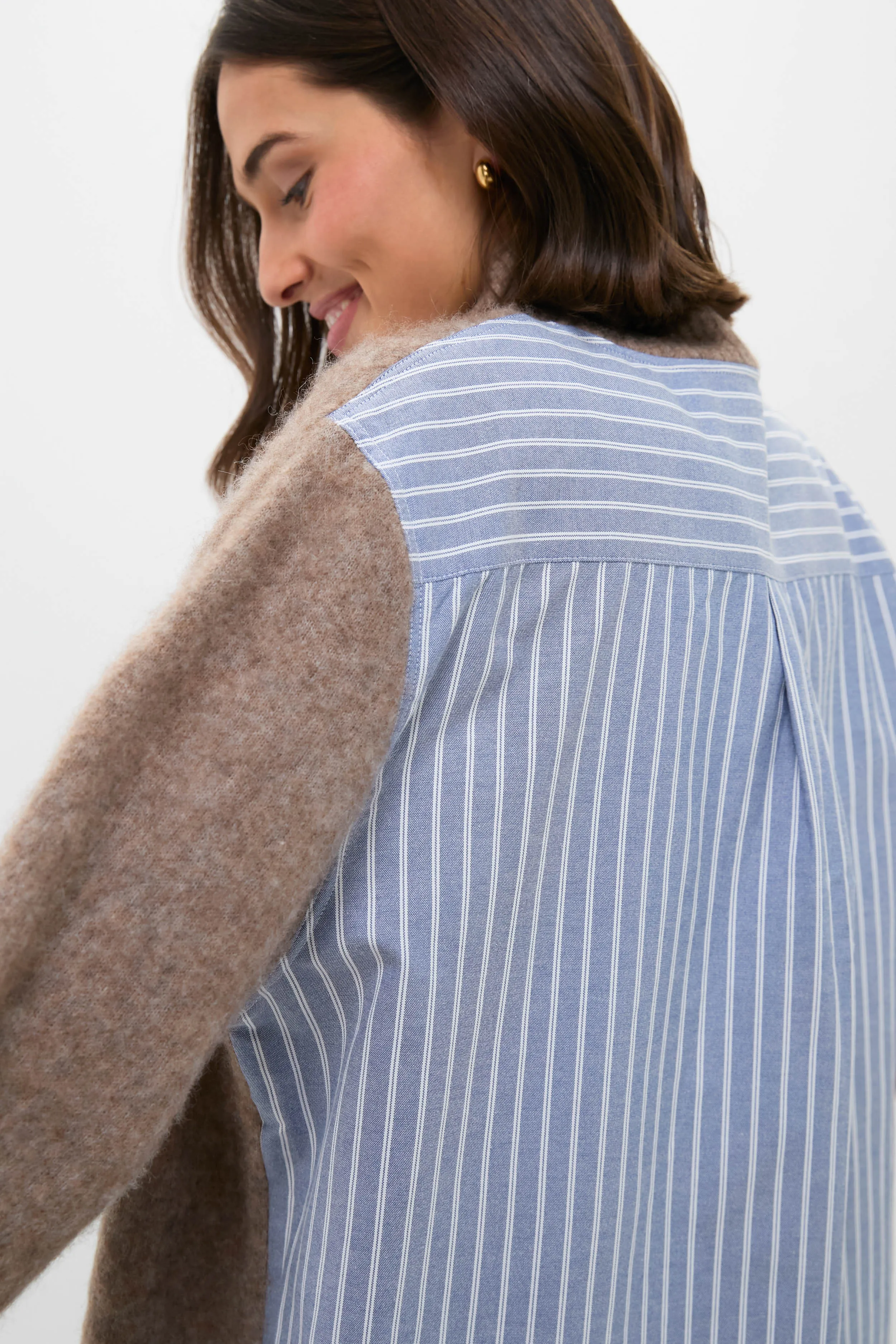 Camel Mallory Combo Knit Turtleneck Sweater sold by Tuckernuck product image thumbnail 5