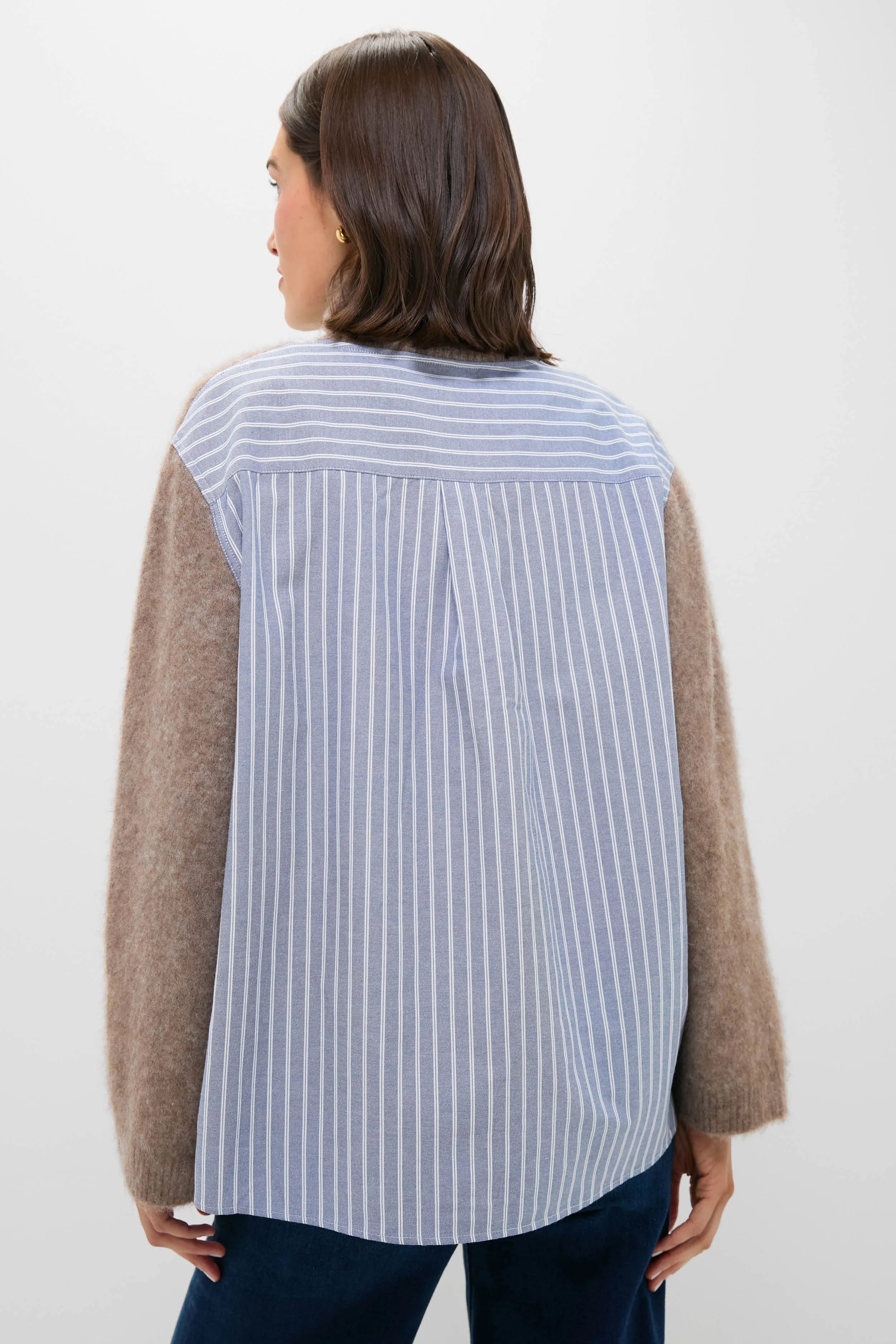 Camel Mallory Combo Knit Turtleneck Sweater sold by Tuckernuck product image thumbnail 2