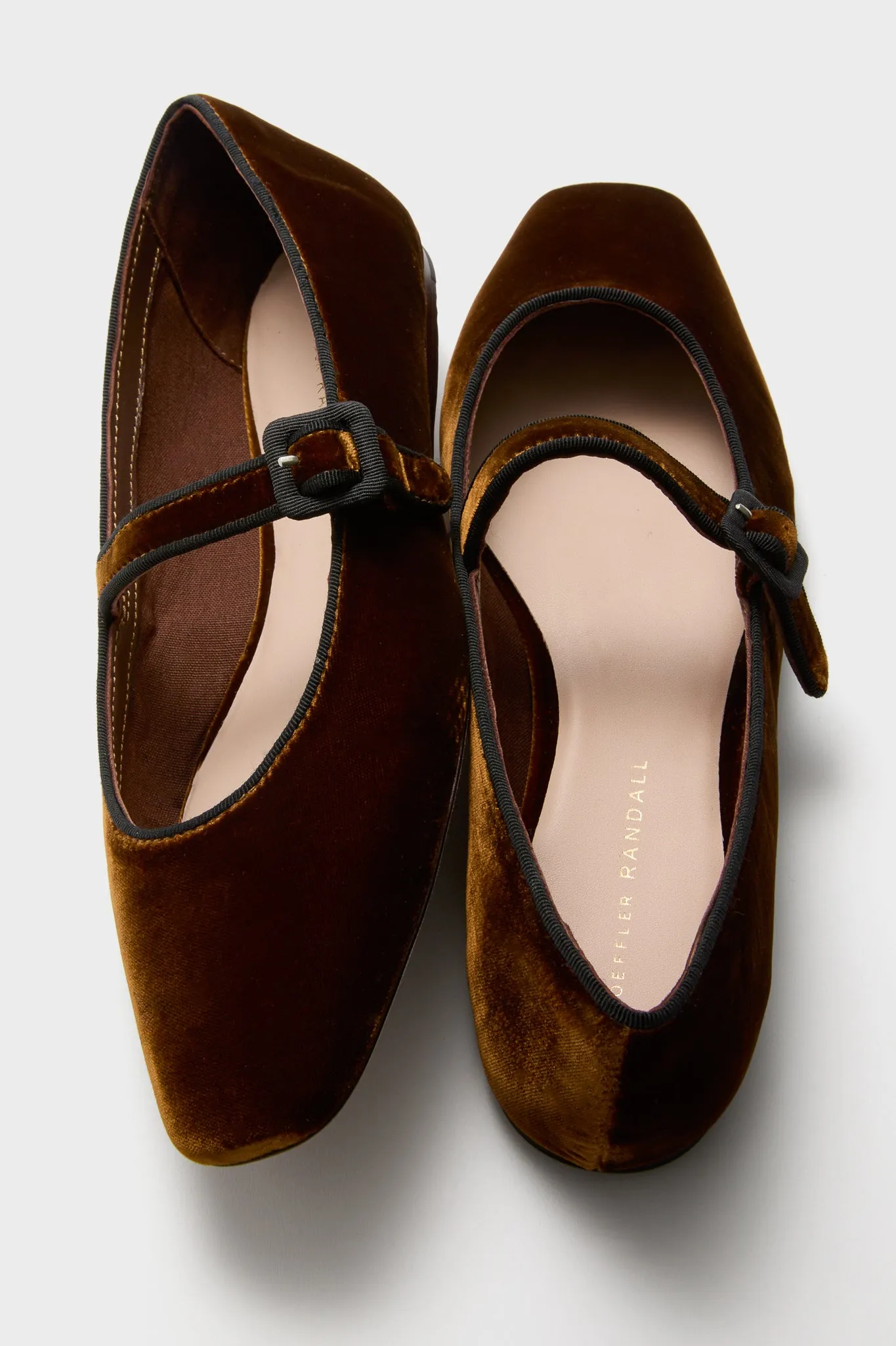 Dark Brown Velvet Ginger Mary Janes sold by Tuckernuck product image thumbnail 4