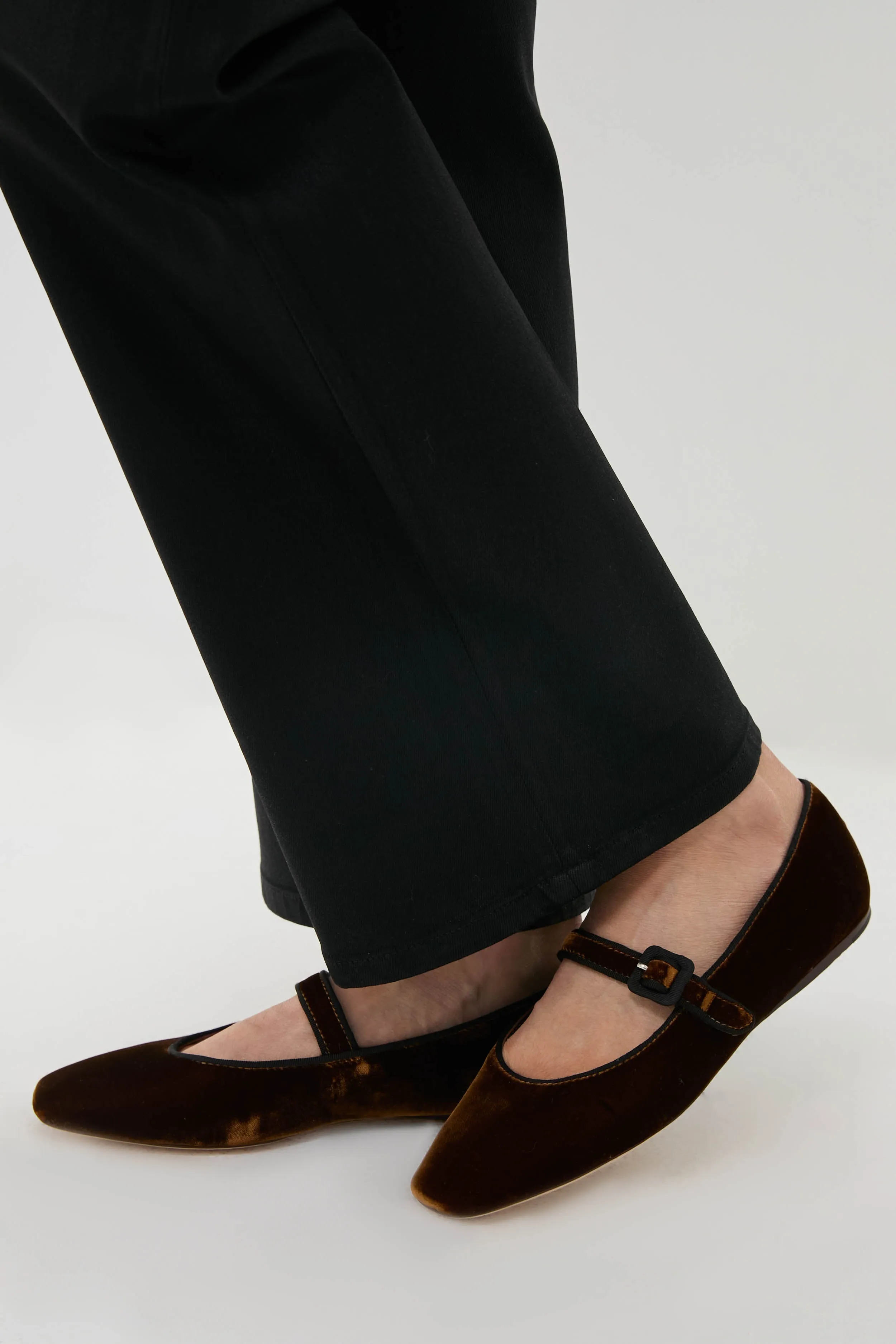 Dark Brown Velvet Ginger Mary Janes sold by Tuckernuck product image thumbnail 2