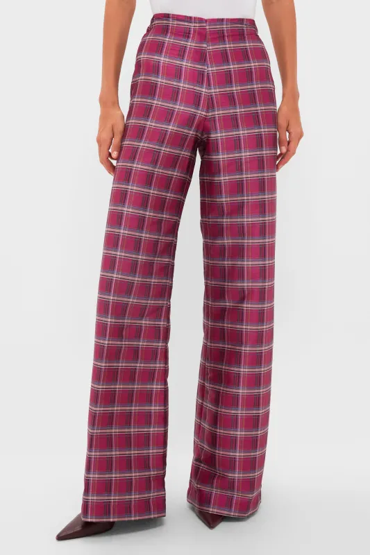 Berry Tartan Scarlett Pants sold by Tuckernuck