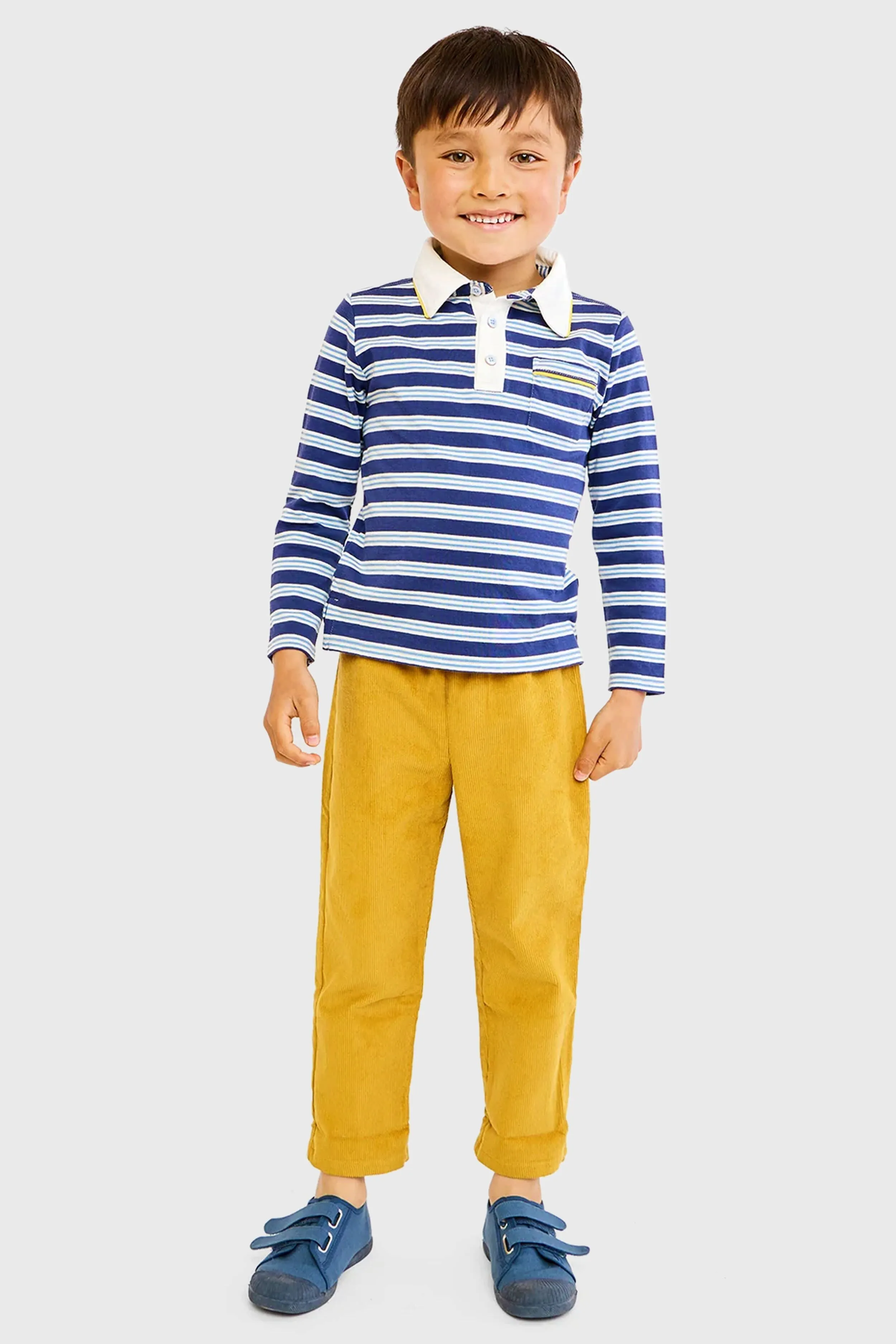 Navy Twin Stripe Parker Polo sold by Tuckernuck product image thumbnail 2