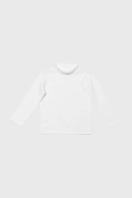 White Frank T-Neck sold by Tuckernuck