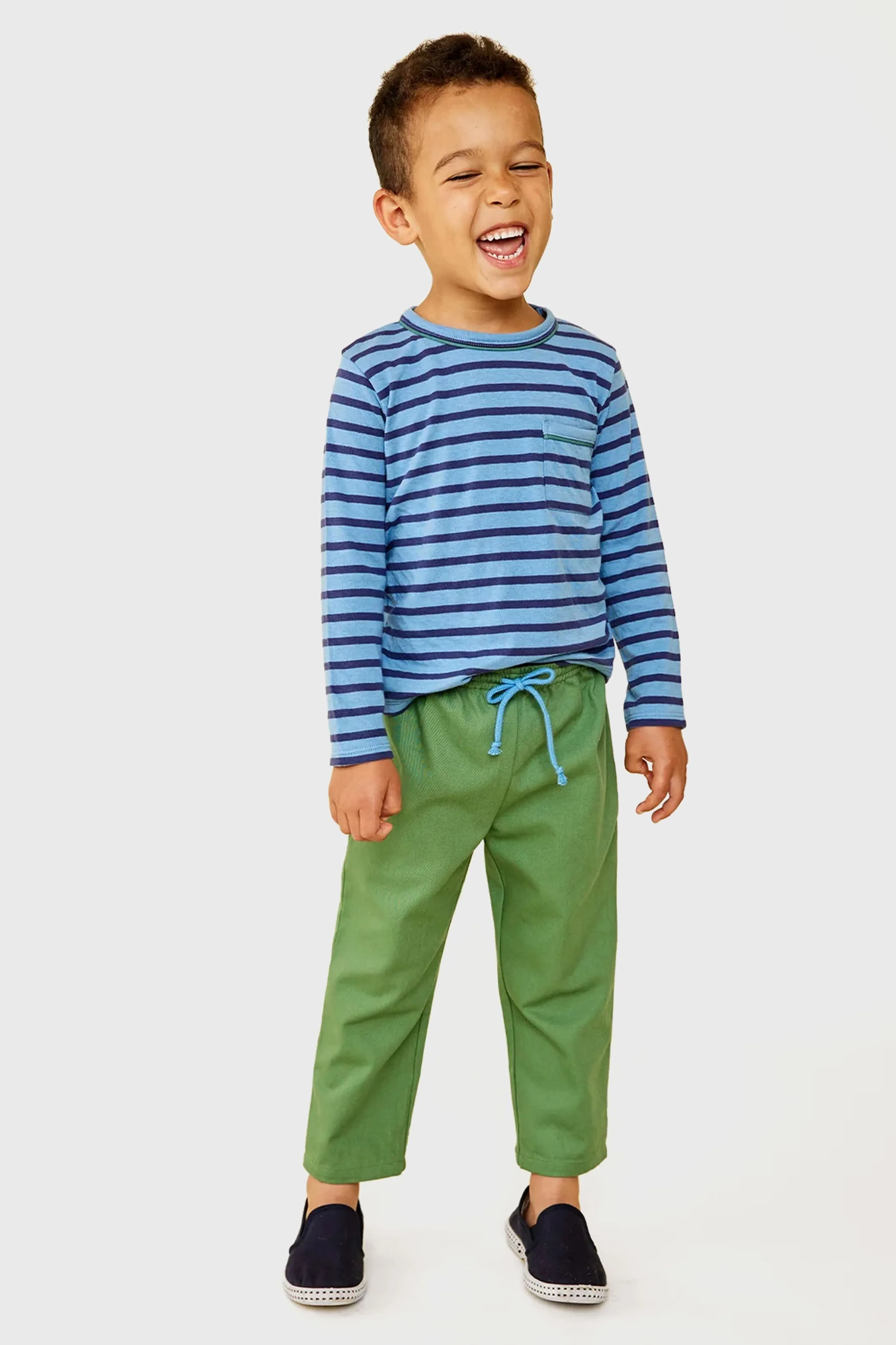 Ocean Stripe Edward T-Shirt sold by Tuckernuck product image thumbnail 2