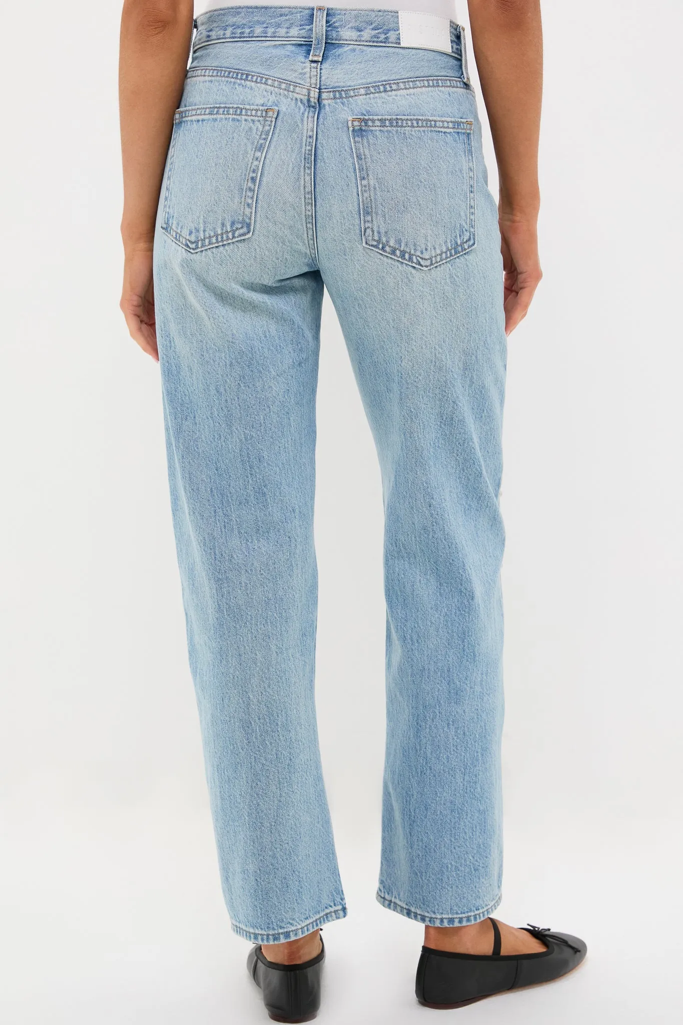 Aries Studded Lexi Mid Rise Bowed Straight sold by Tuckernuck product image thumbnail 4