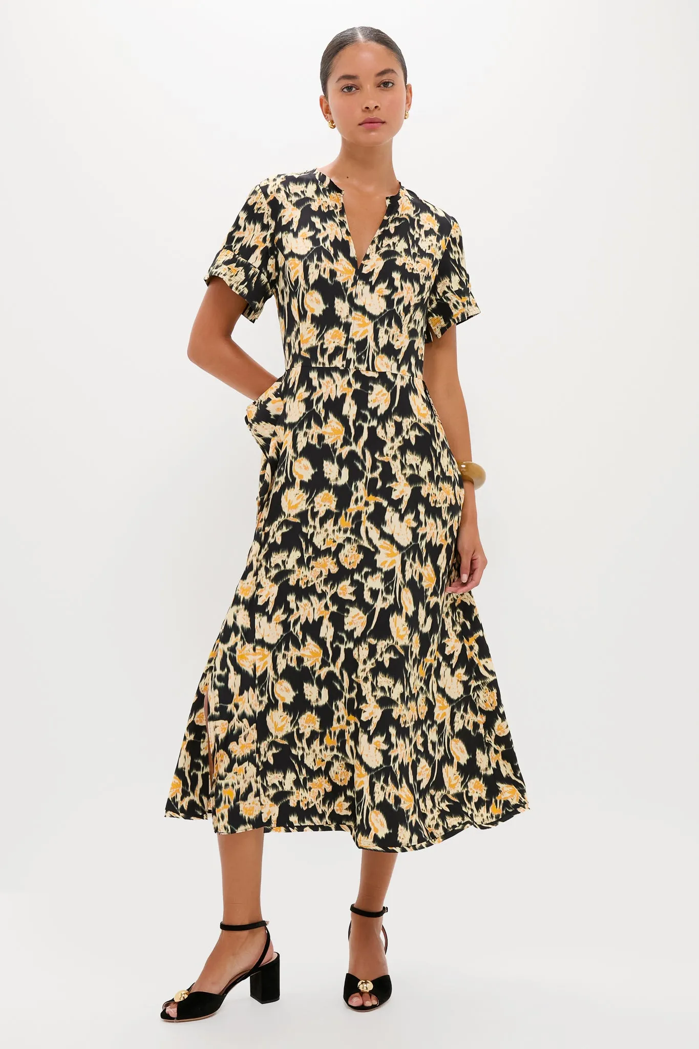 Tourmaline Nadya Short Sleeve Midi Dress sold by Tuckernuck