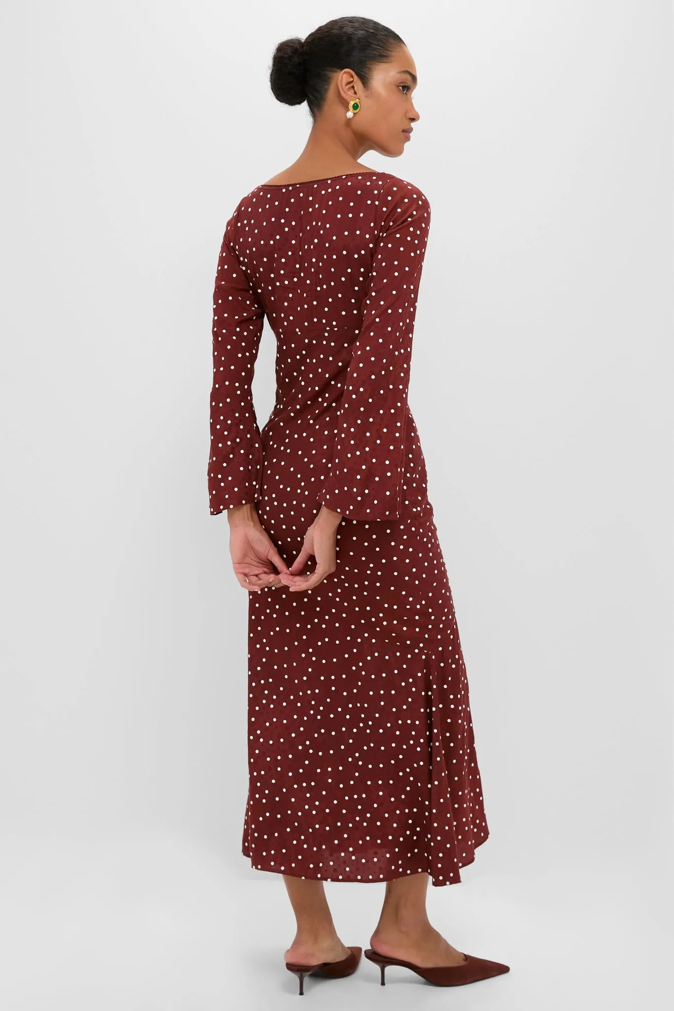 Burnt Umber Narah Maxi Dress sold by Tuckernuck product image thumbnail 4