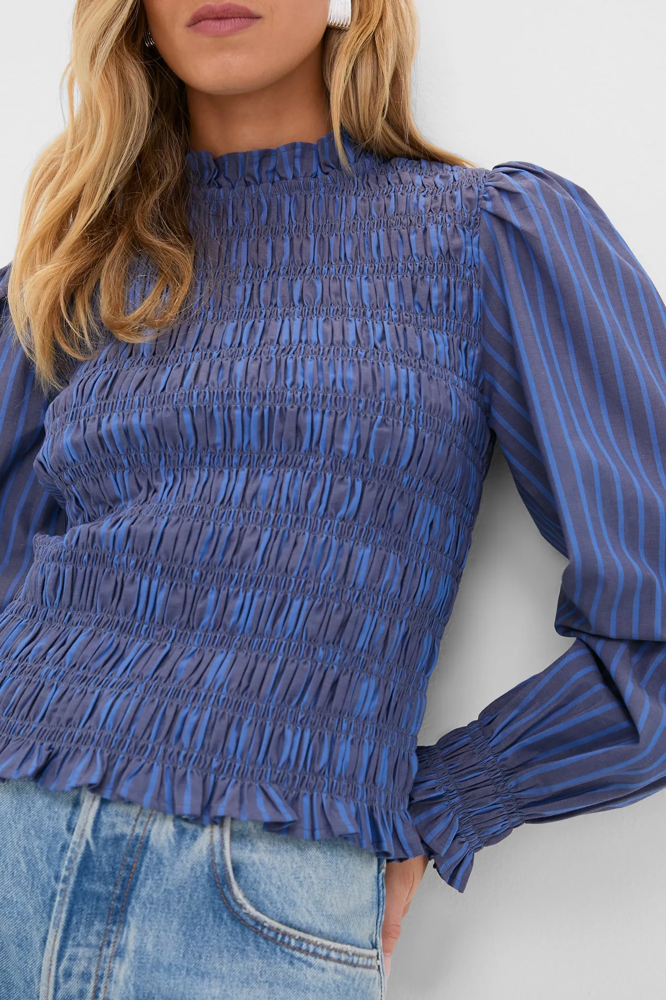 Morgan Blue Willow Top sold by Tuckernuck product image thumbnail 5
