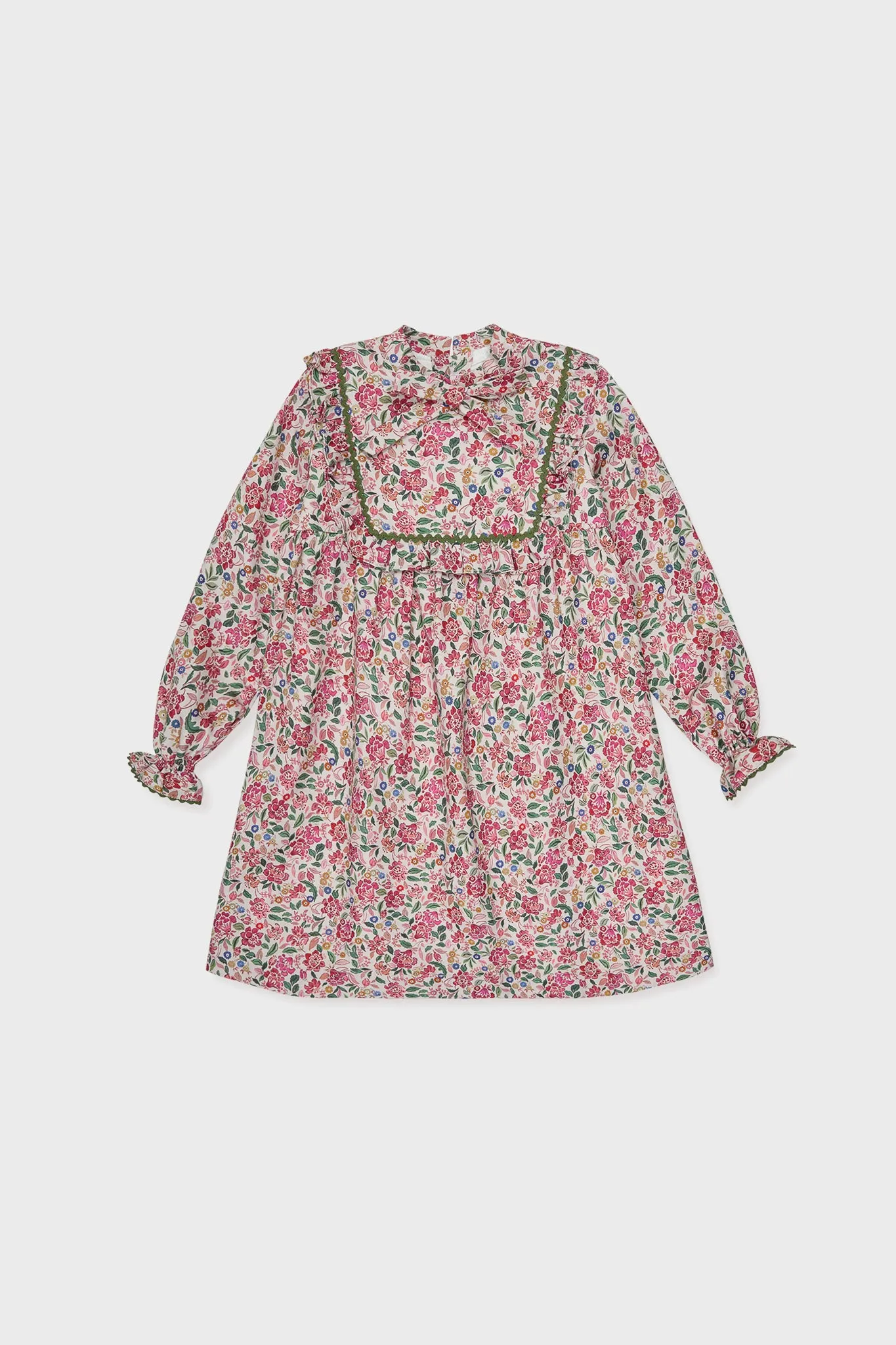 Pink Floral Laurelia Girl Empire Dress sold by Tuckernuck