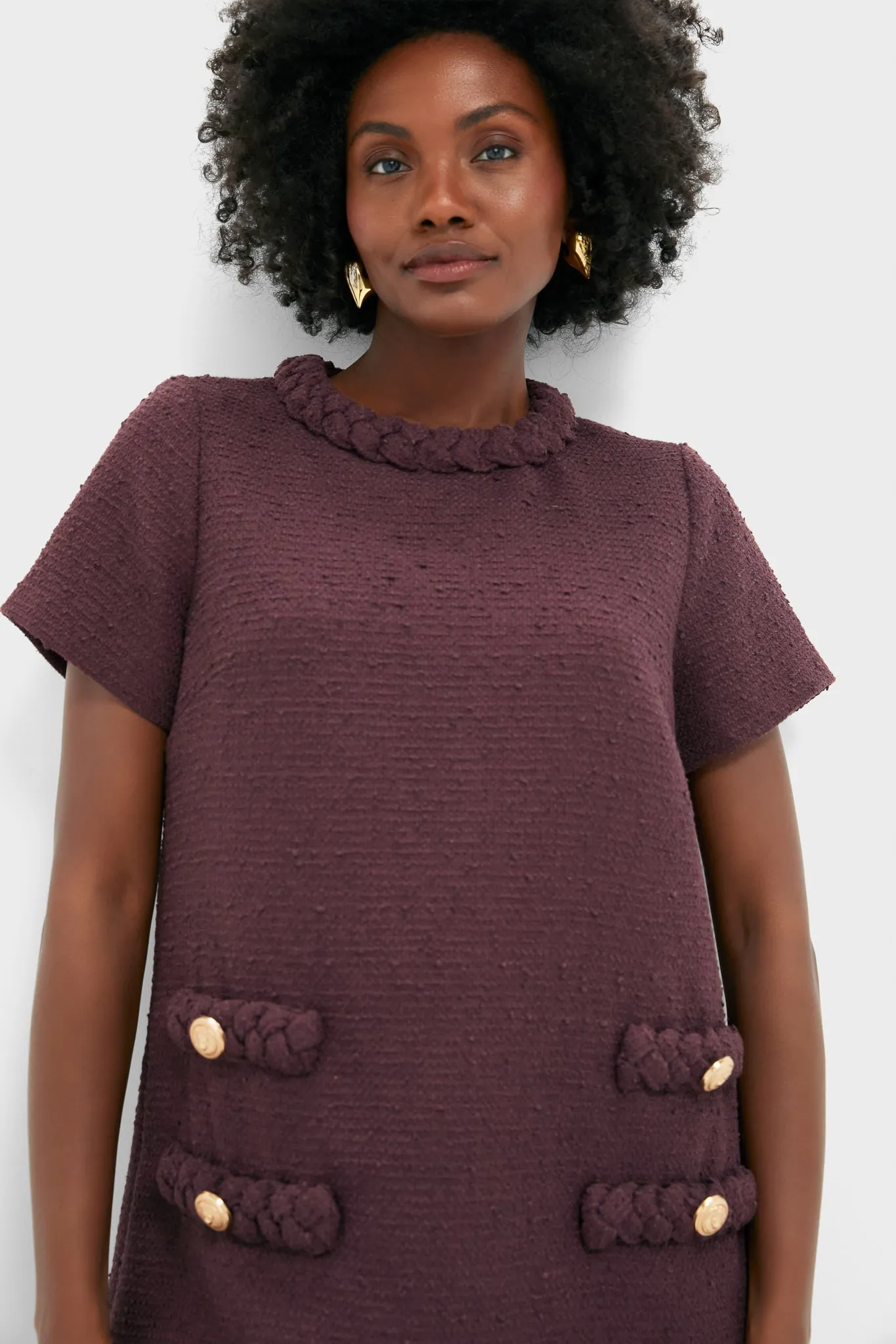 Winetasting Tweed Jackie Dress sold by Tuckernuck product image thumbnail 5