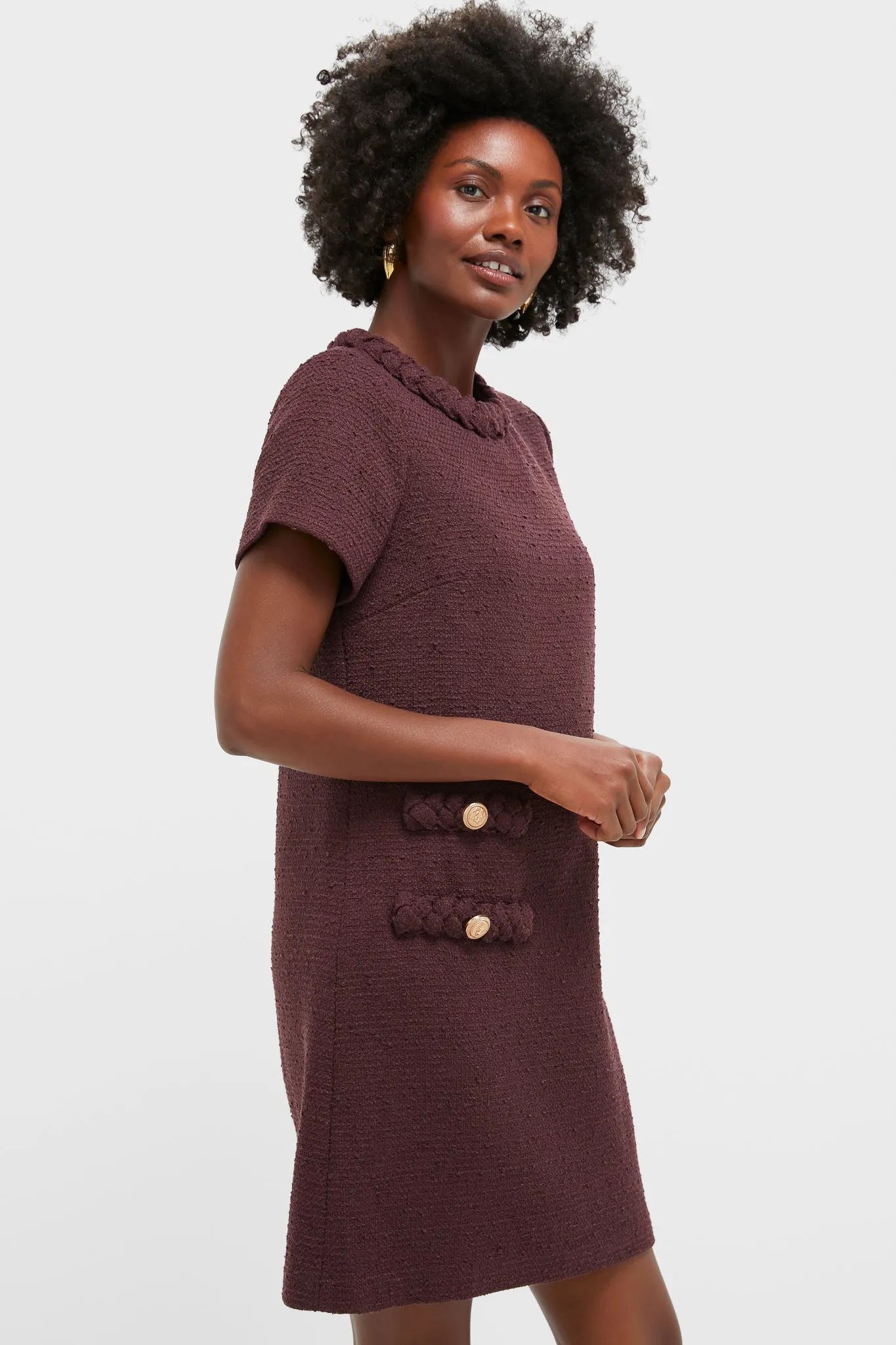 Winetasting Tweed Jackie Dress sold by Tuckernuck product image thumbnail 3