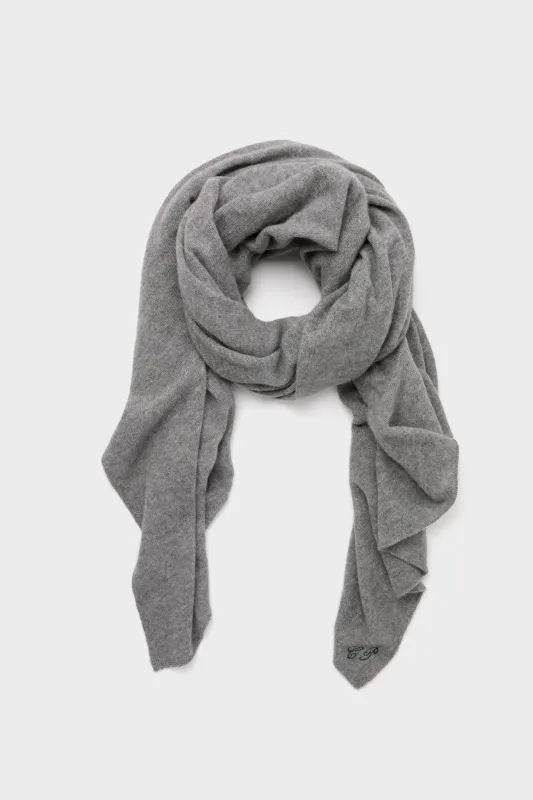 Shadow Gray Cashmere Blanket Scarf sold by Tuckernuck