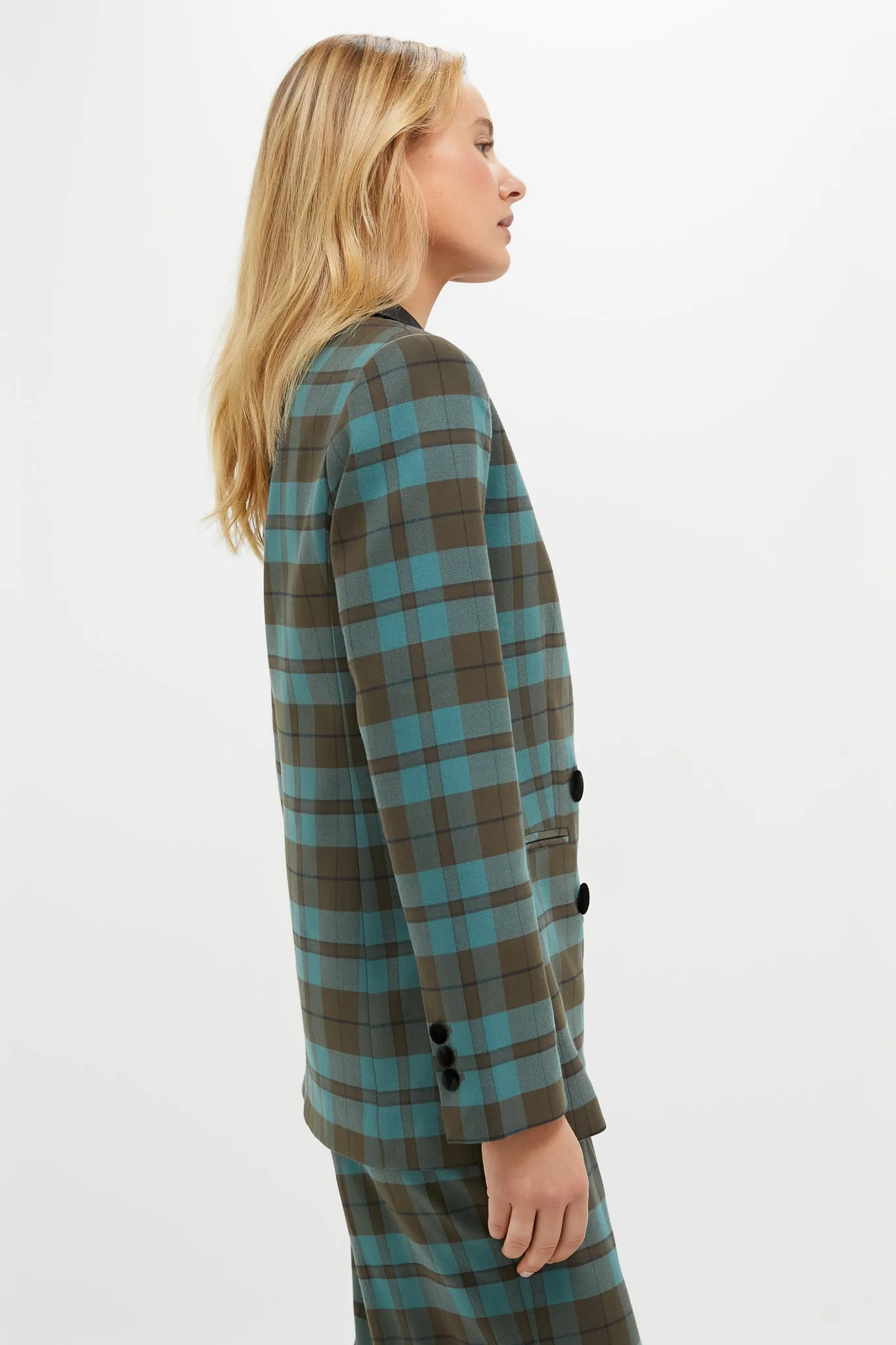 Isle of Skye Plaid Diana Blazer sold by Tuckernuck product image thumbnail 3