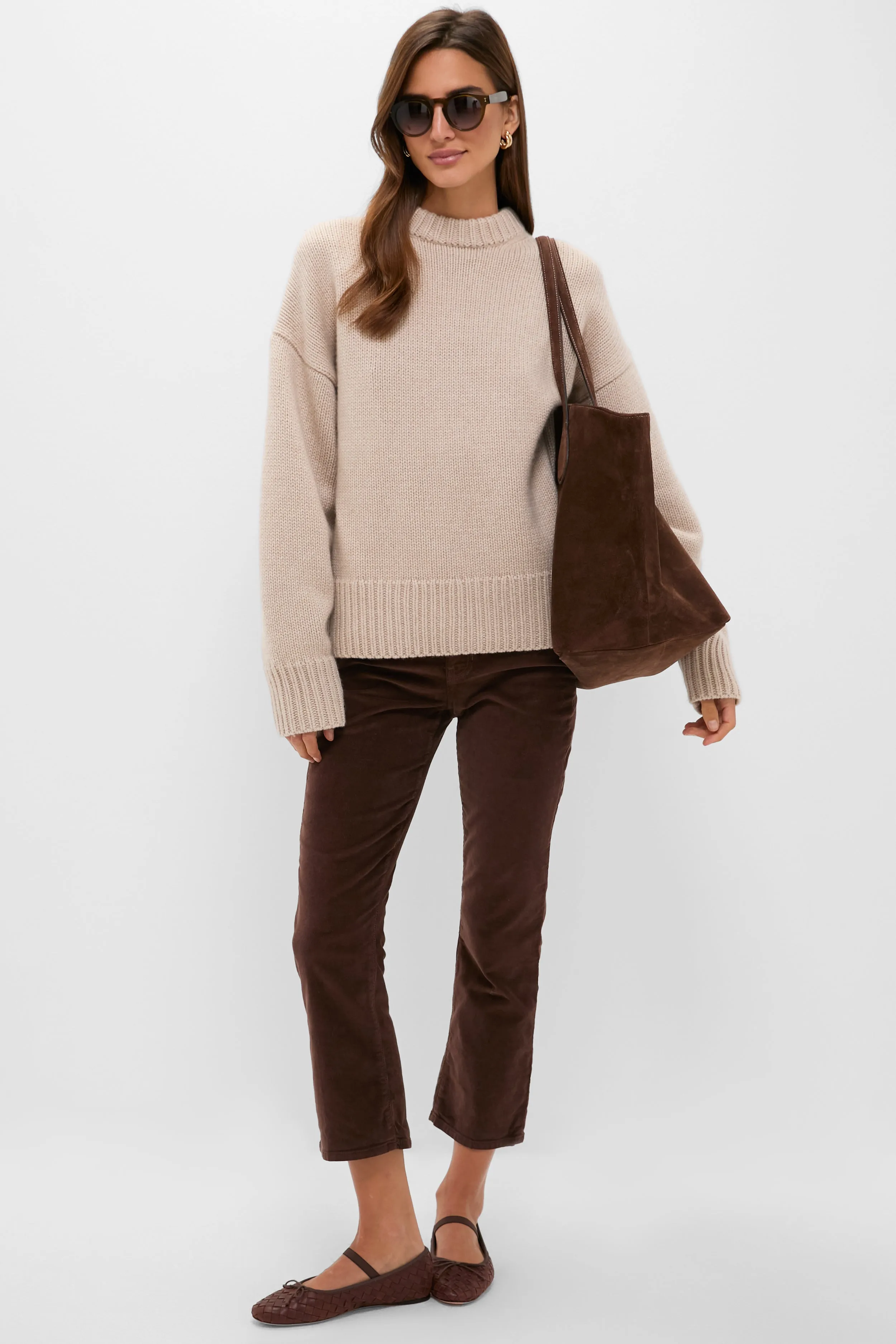 Sandstone Genevieve Cashmere Wool Blend Crewneck Sweater sold by Tuckernuck product image thumbnail 2